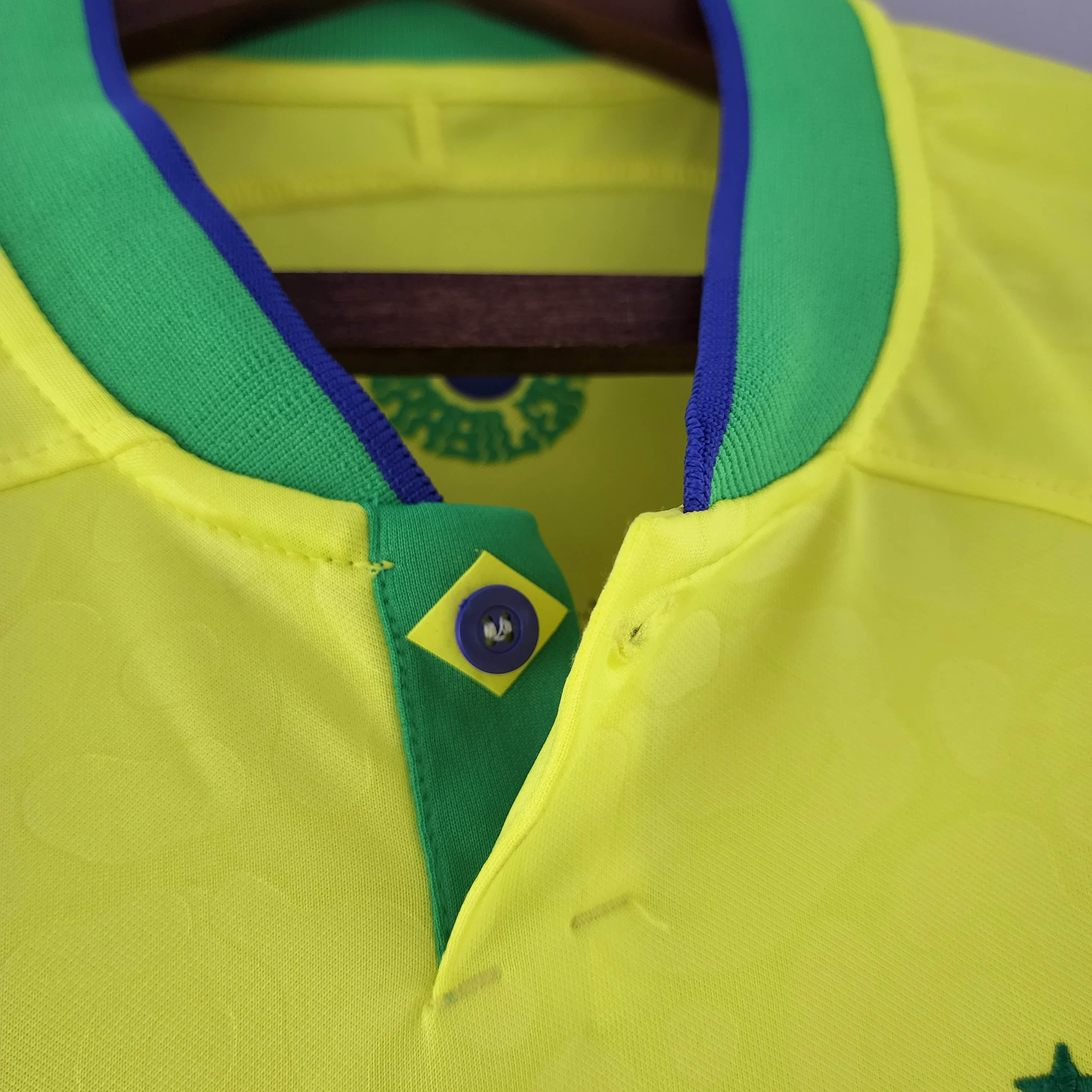 2022 World Cup Brazil Home Soccer Jersey — view 8