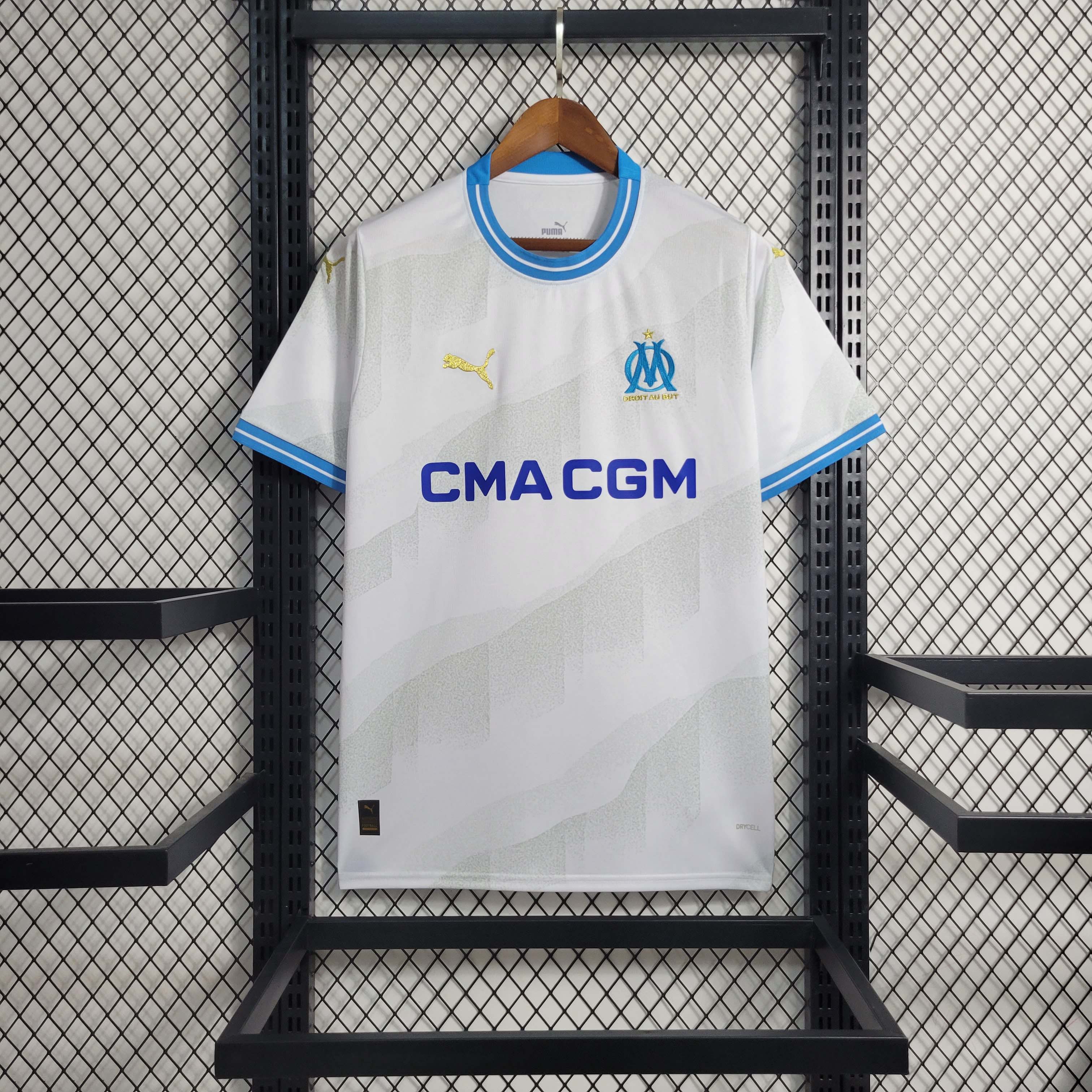 2023/2024 Olympique de Marseille Home Football Jersey — main view