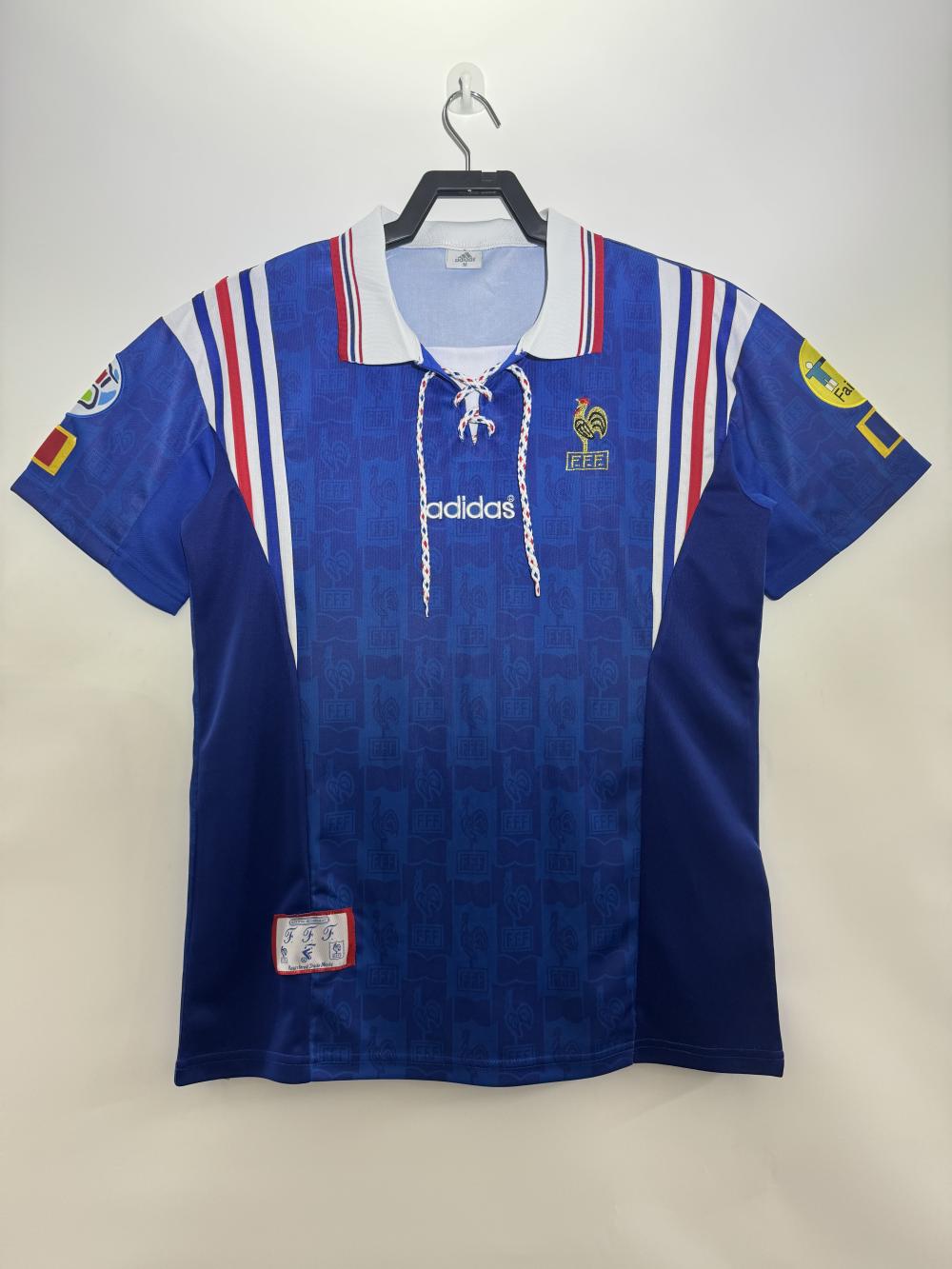 1996 Retro France Home Football Shirt AAA fan-grade — main view