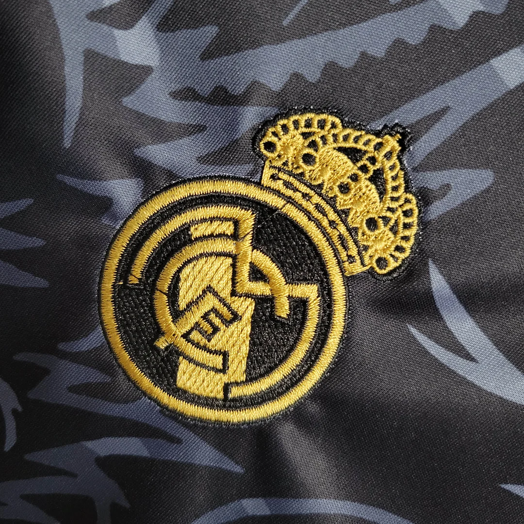 2023/2024 Real Madrid Chinese Dragon Black Football Shirt — view 5