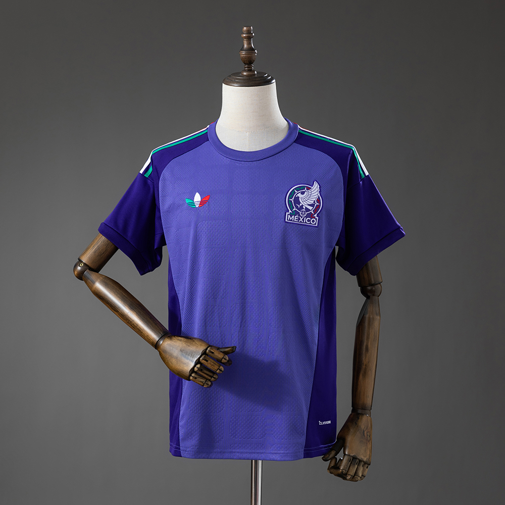 2026 Mexique Gardien de But Maillot -Violet AAA qualité fan