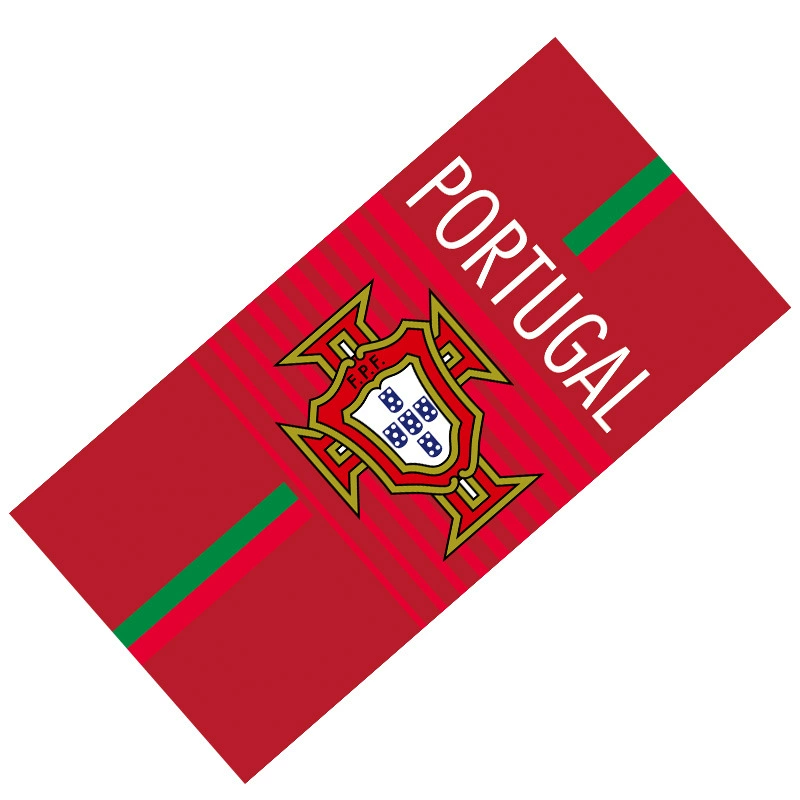Portugal Fan Fußball-Strandtuch — main view