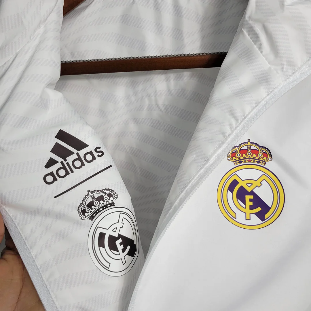 2023/2024 Real Madrid Wendbare Windjacke Weiß — view 7