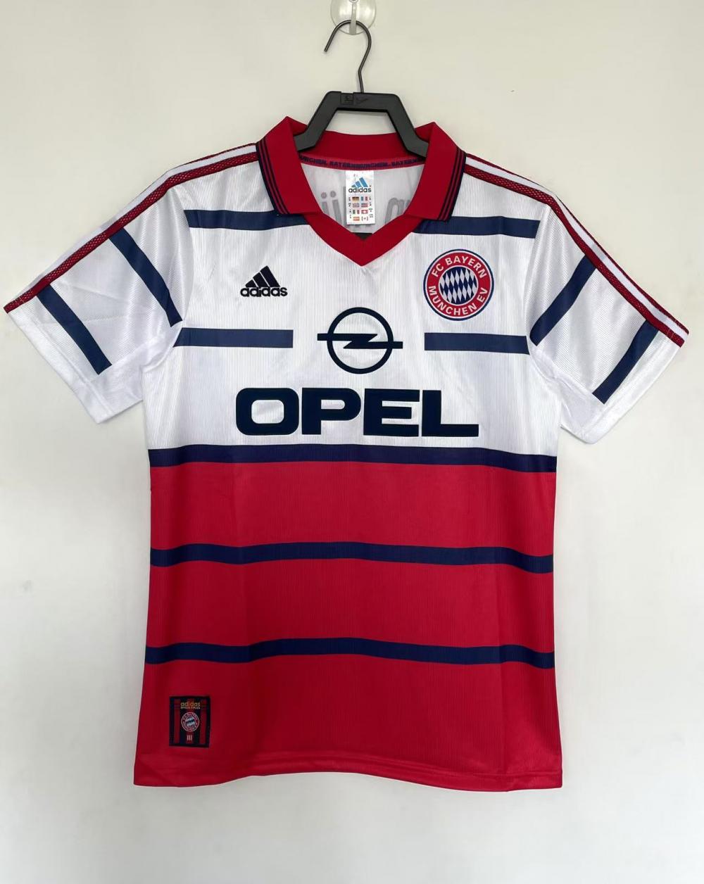 Camiseta Retro Bayern Munich Visitante 1998/2000 Calidad Tailandesa