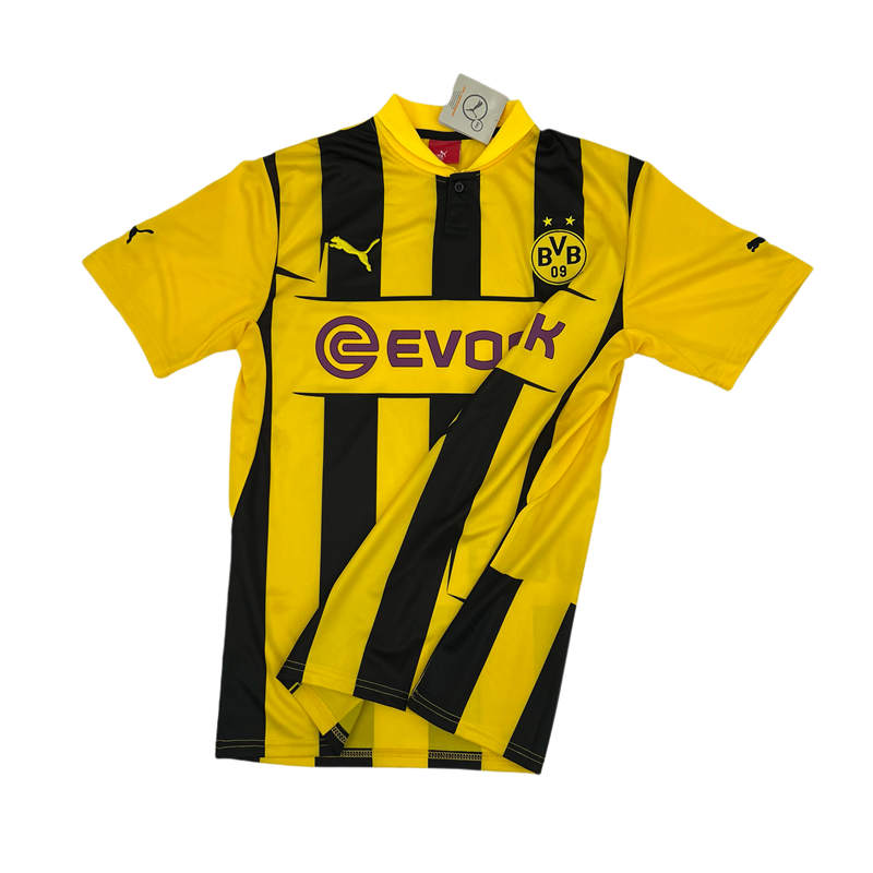 2012/2013 Retro Dortmund Home Football Shirt — view 3