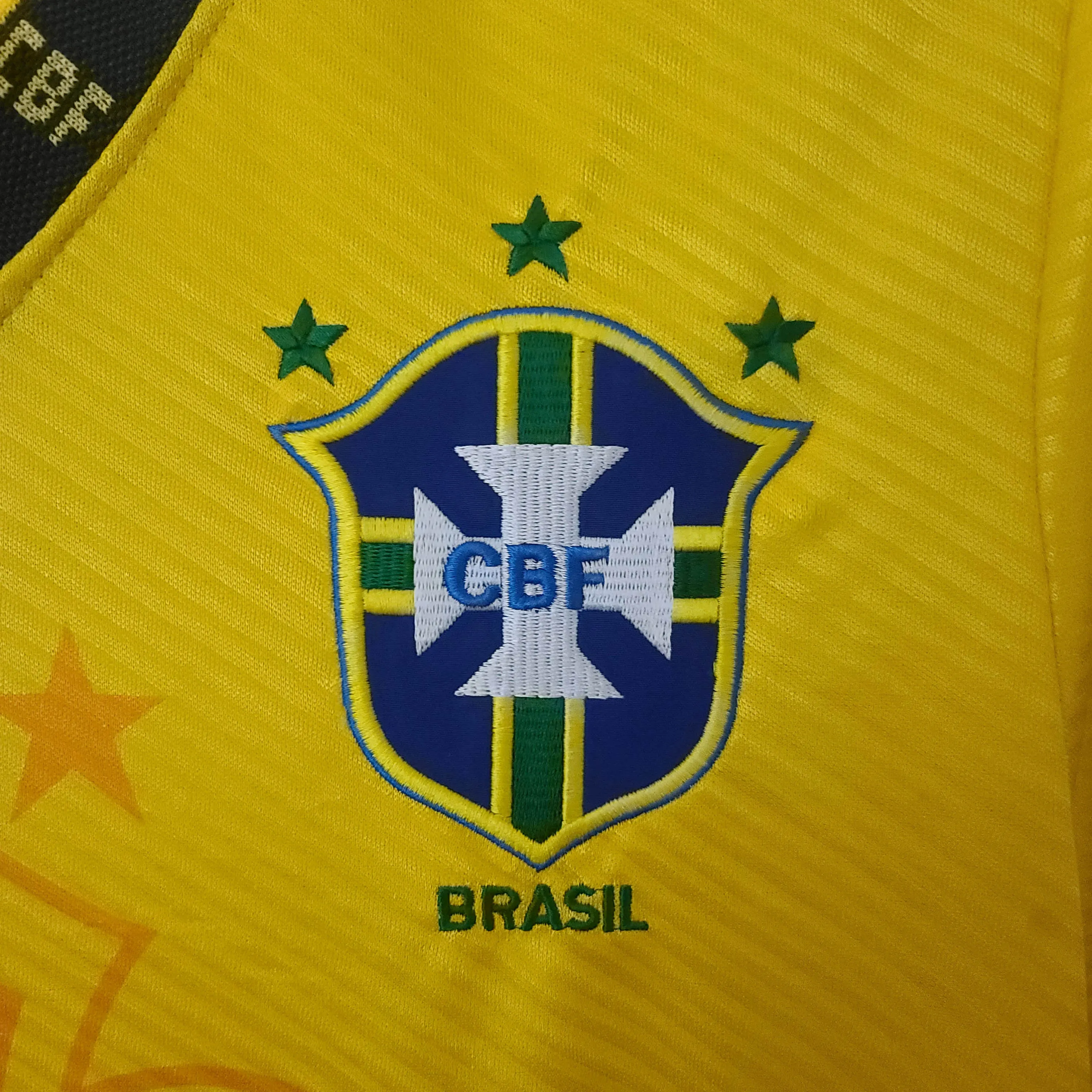 1994 Retro Brasilien Heim Fußballtrikot — view 5
