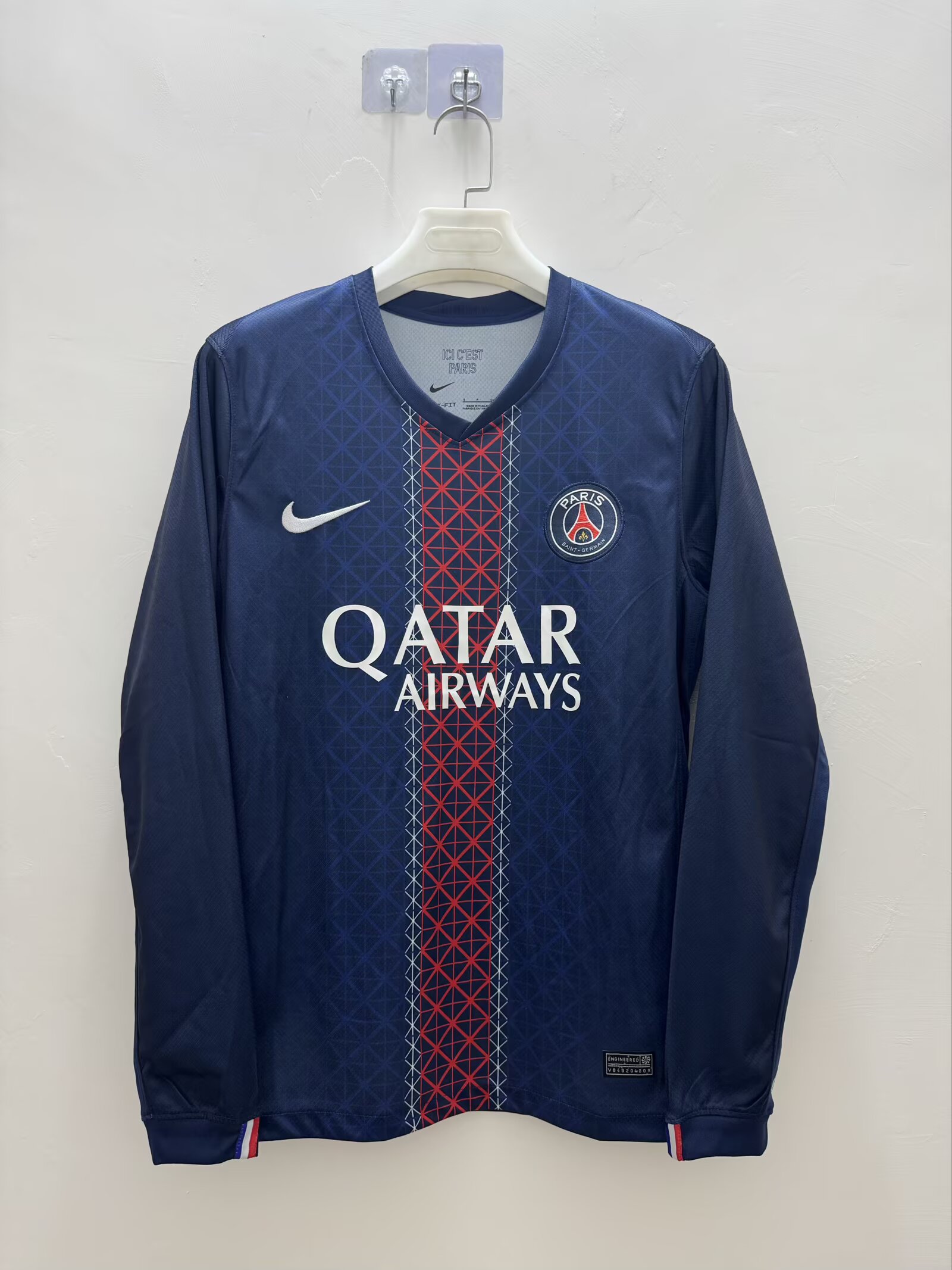 2025/2026 Long Sleeves Psg Paris Saint-Germain Home Football Shirt 1:1 Thai Quality