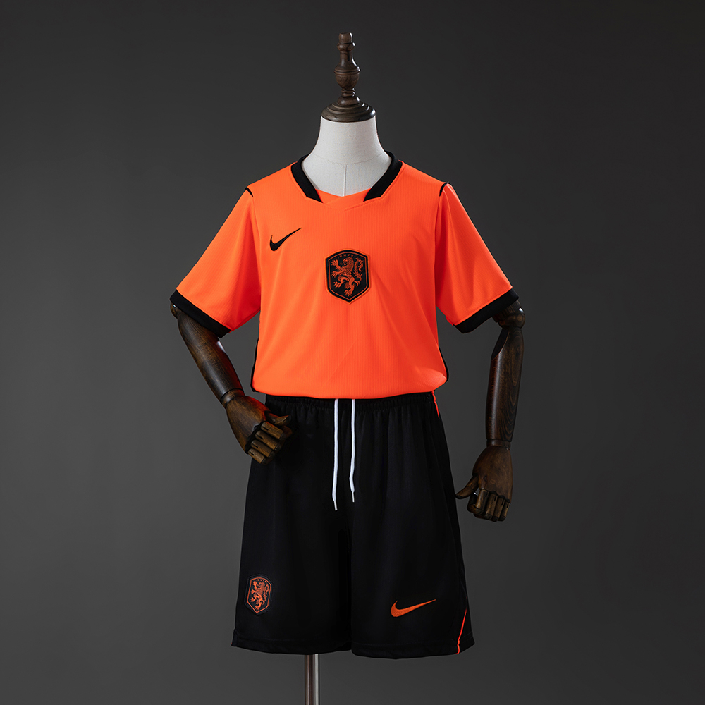 2026 Netherlands Home Football Shirt AAA fan-grade Kids Size