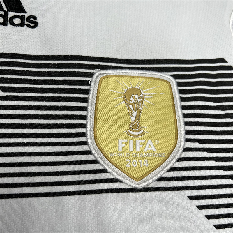 2018 Retro Germany Home Soccer Jersey AAA fan-grade — view 5
