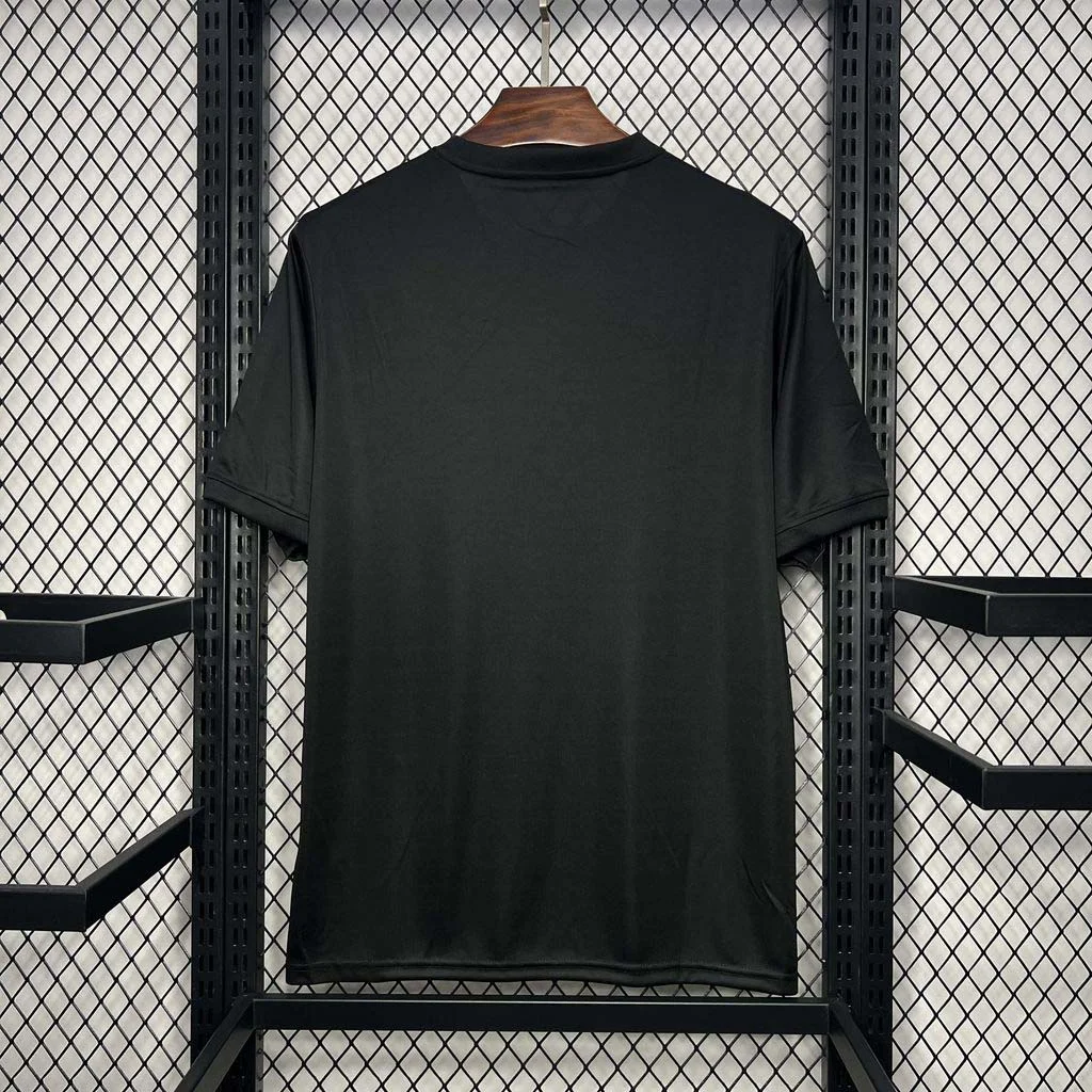 2024 Brazil Special Edition Jesus Black Football Shirt view 2