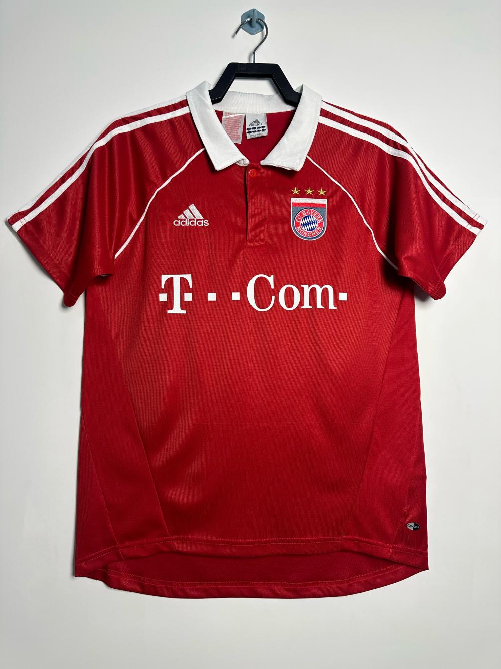 Camiseta de Fútbol Retro Local Bayern Munich 2005-2006 Calidad Tailandesa
