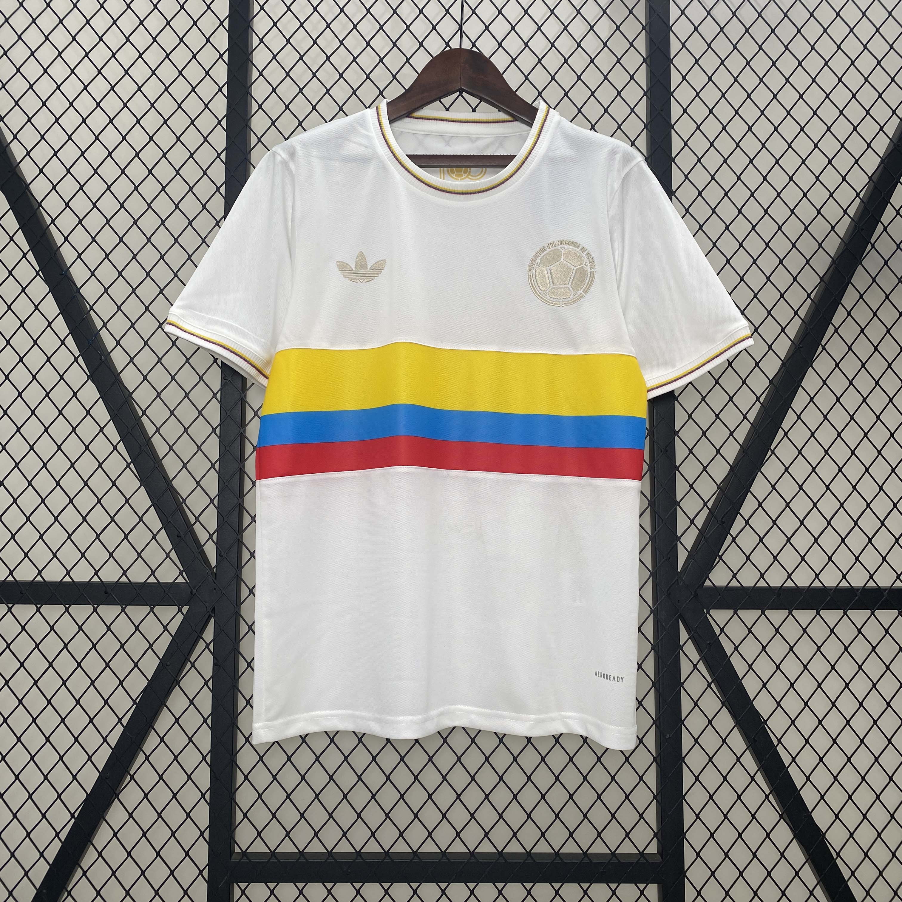 Camisa de Futebol Edição Centenário Colômbia 2024 AAA qualidade fã