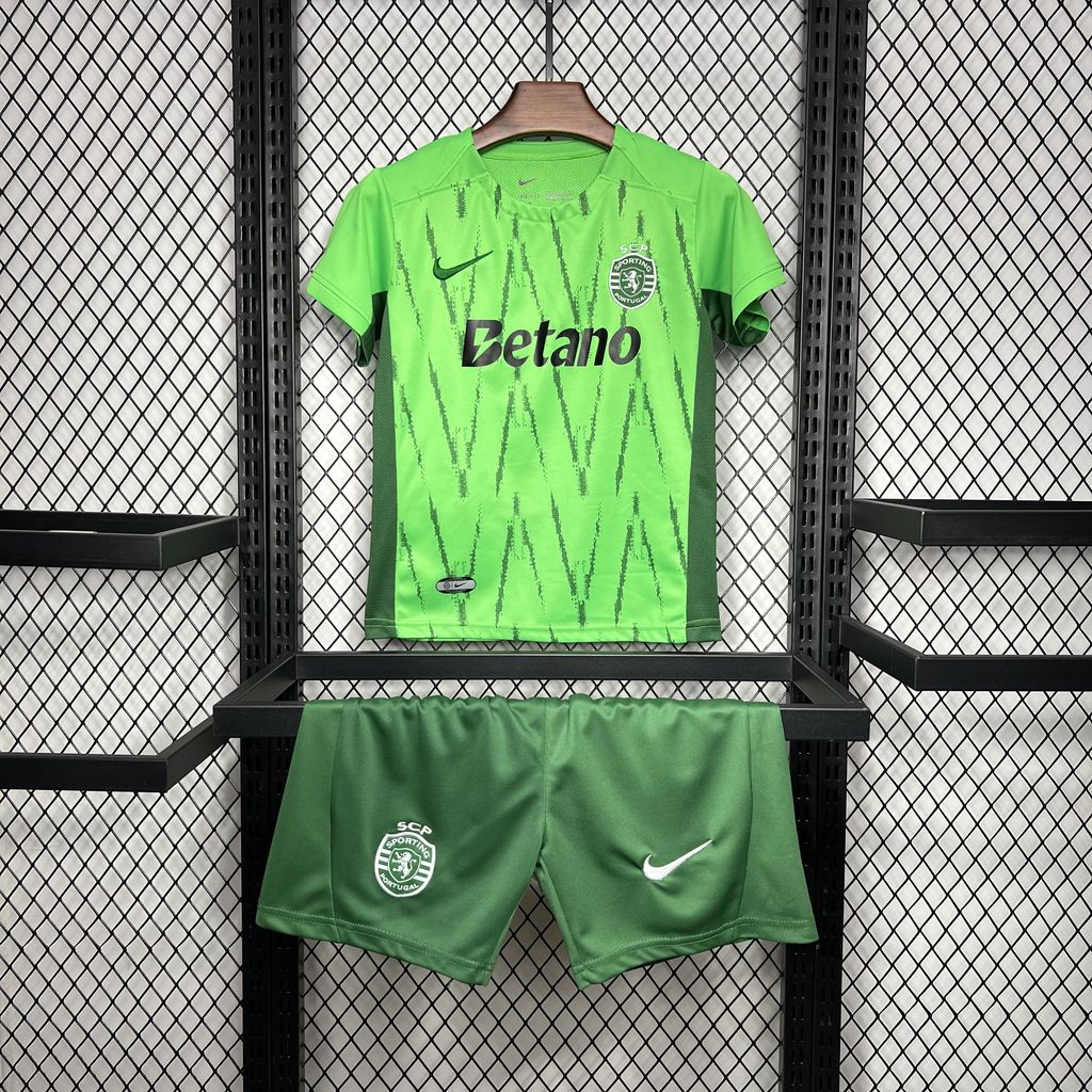 2024/2025 Sporting Lisbon Third Away Football Jersey Shirt AAA fan-grade Kids Size