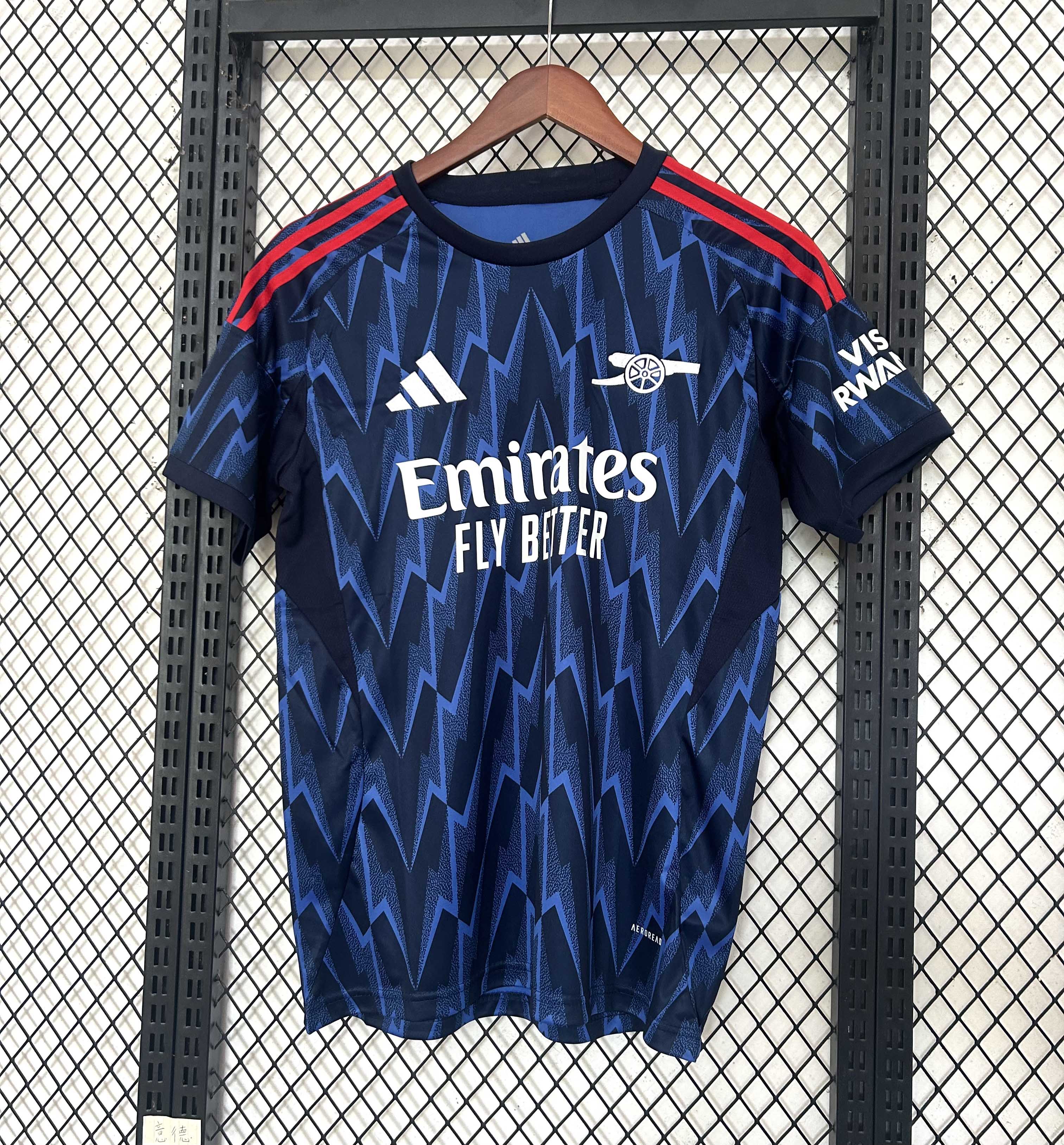 Camisa de Futebol Away do Arsenal 2025/2026 Qualidade Tailandesa