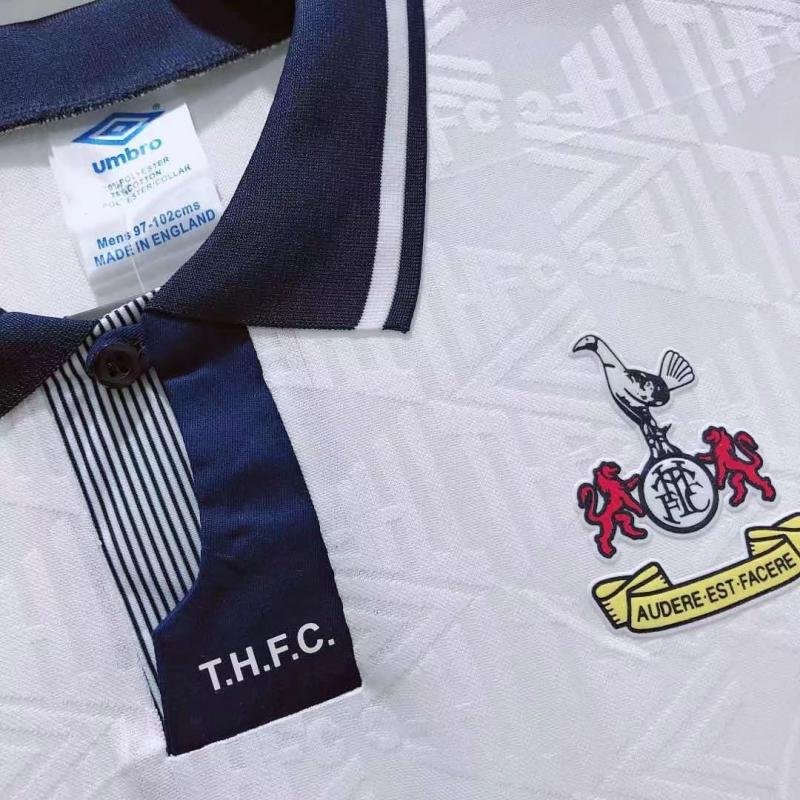 1991/1993 Retro Tottenham Hotspur Home Football Shirt AAA fan-grade — view 4
