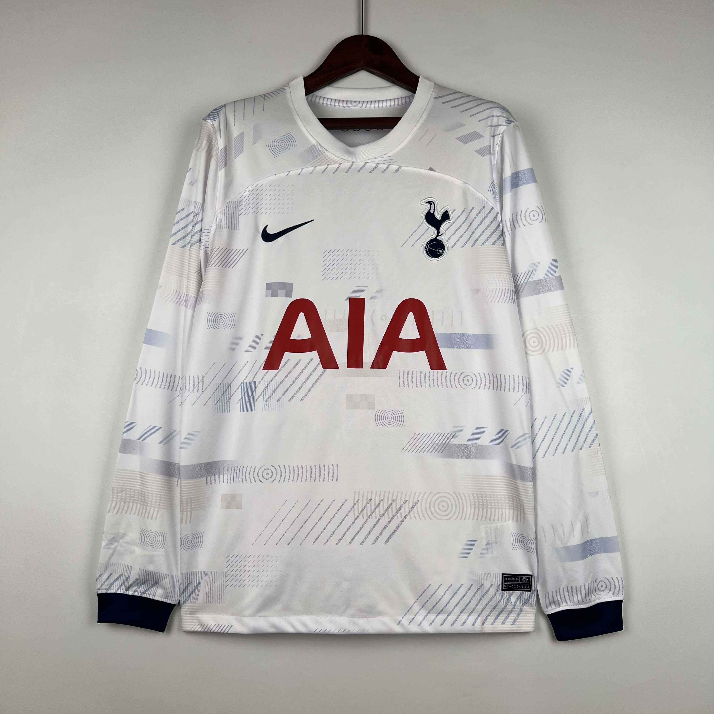 2023/2024 Long Sleeve Tottenham Home Football Shirt AAA fan-grade