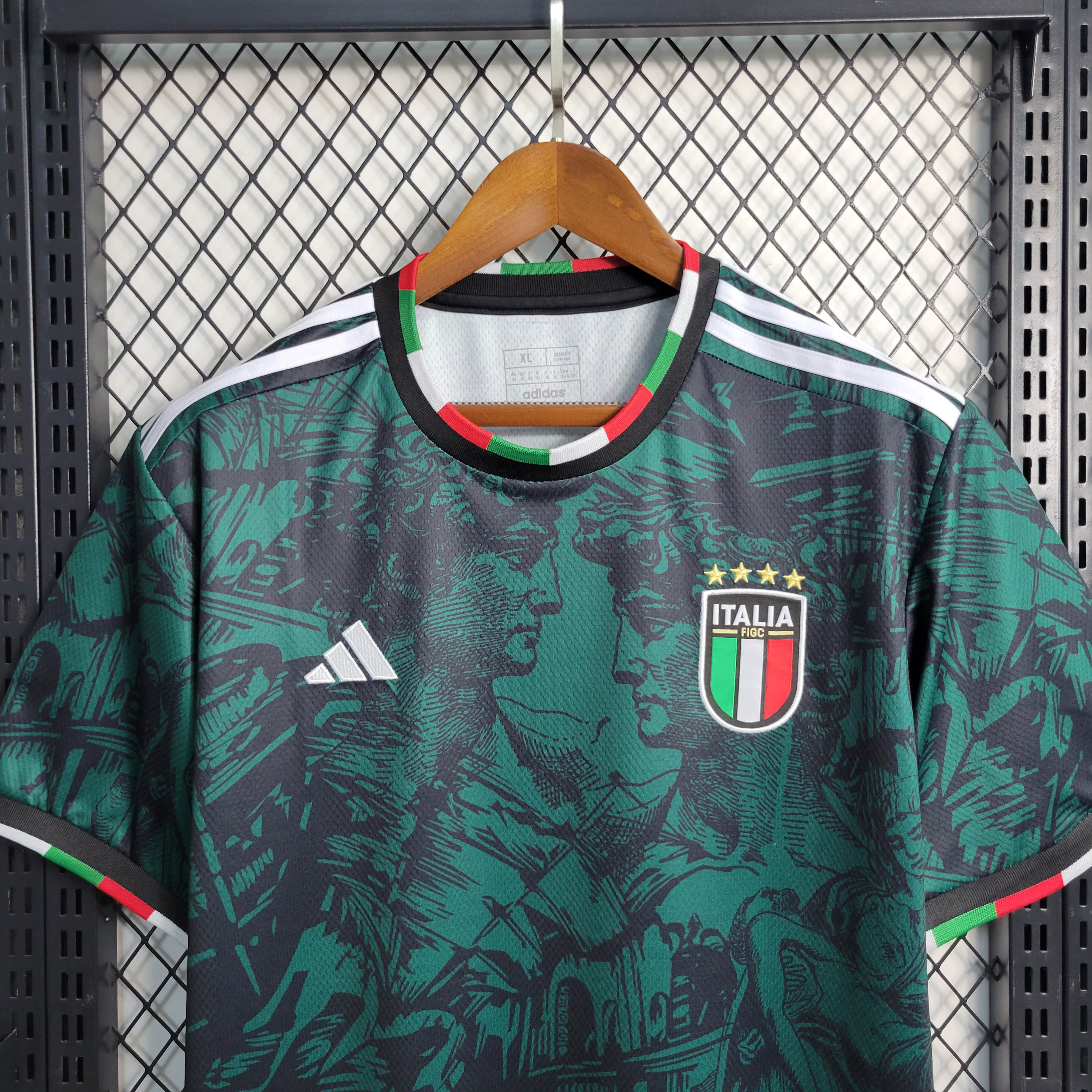 2023 Italy Special Edition Green Soccer Shirt — view 3