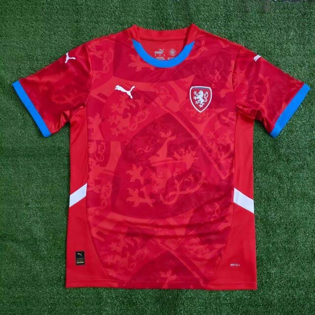 2024 Tschechische Republik Nationalmannschaft Heim-Fußballtrikot AAA Fan-Qualität