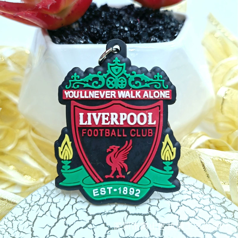 Liverpool FC Fan Fußball-PVC-Schlüsselanhänger — main view