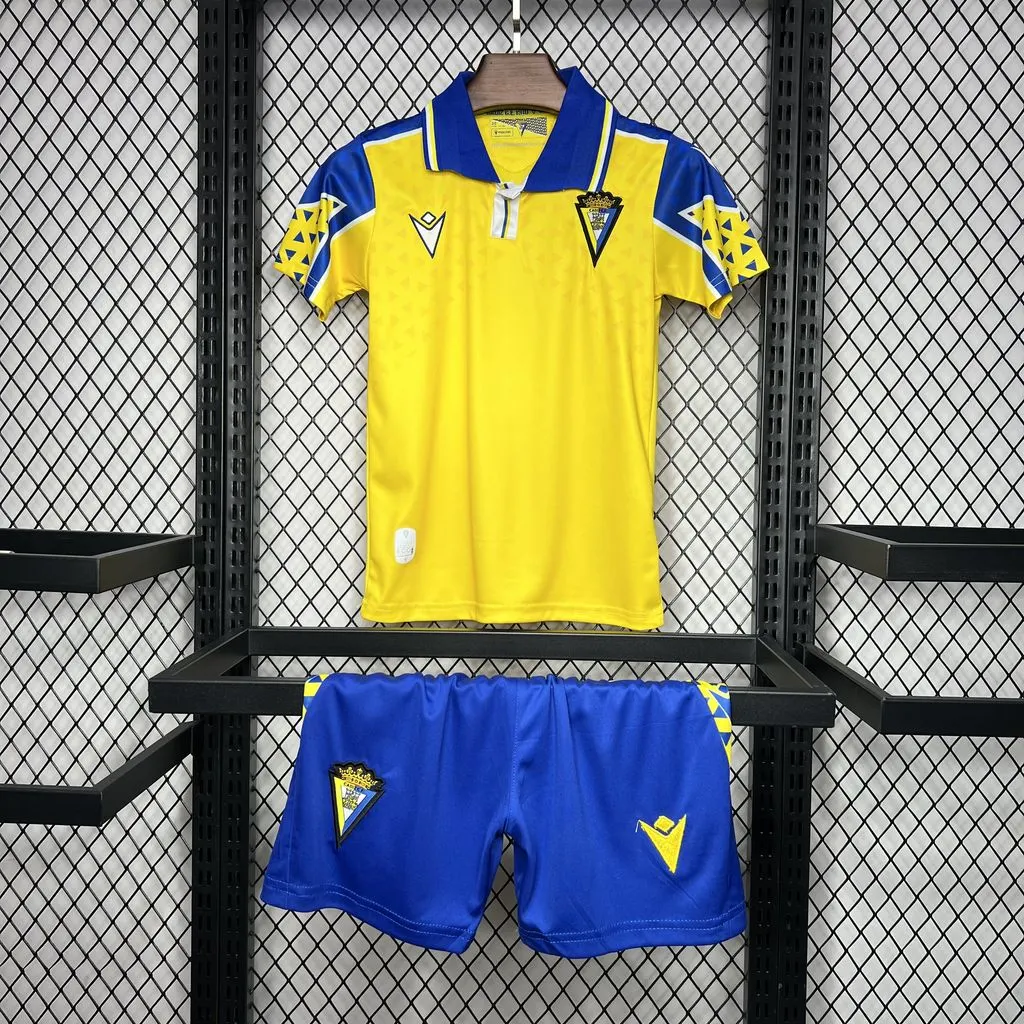 2024/2025 Cádiz Home Football Jersey fan-grade Kids Size