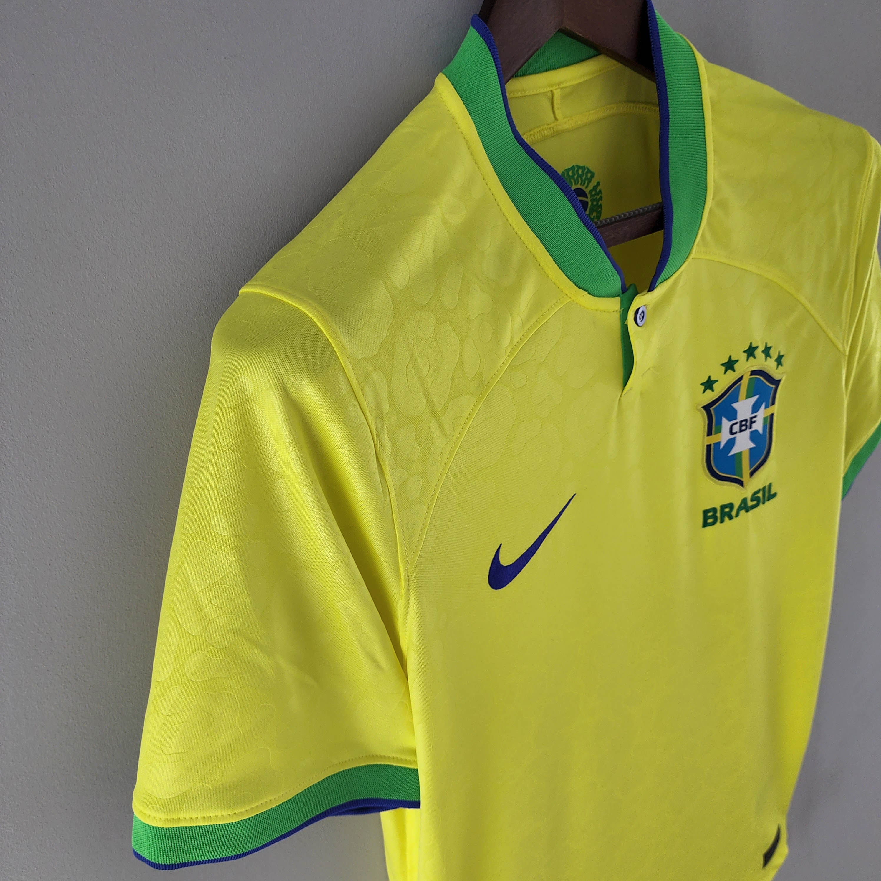 2022 World Cup Brazil Home Soccer Jersey — view 6