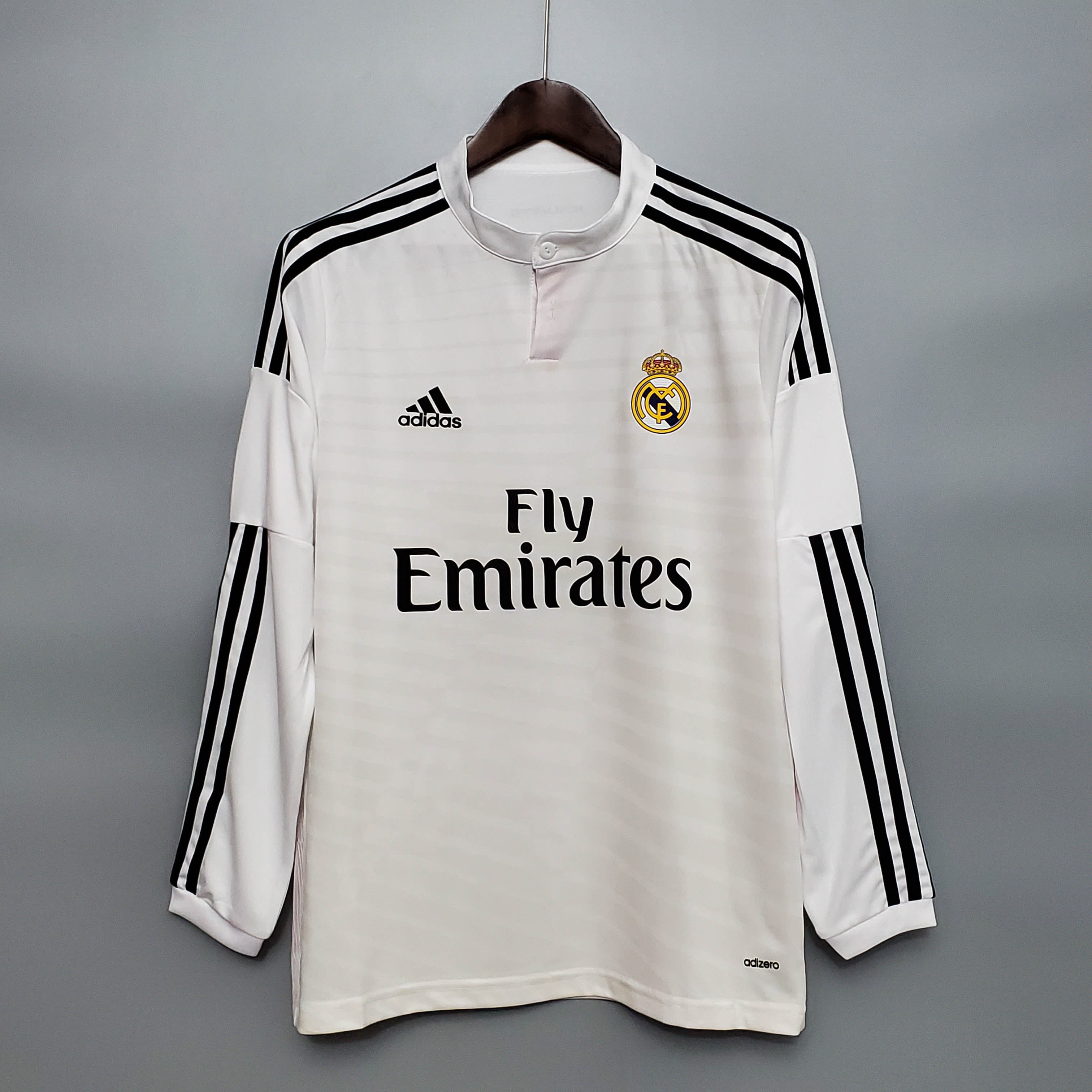 Retro Long Sleeve 2014/2015 Real Madrid Home — main view