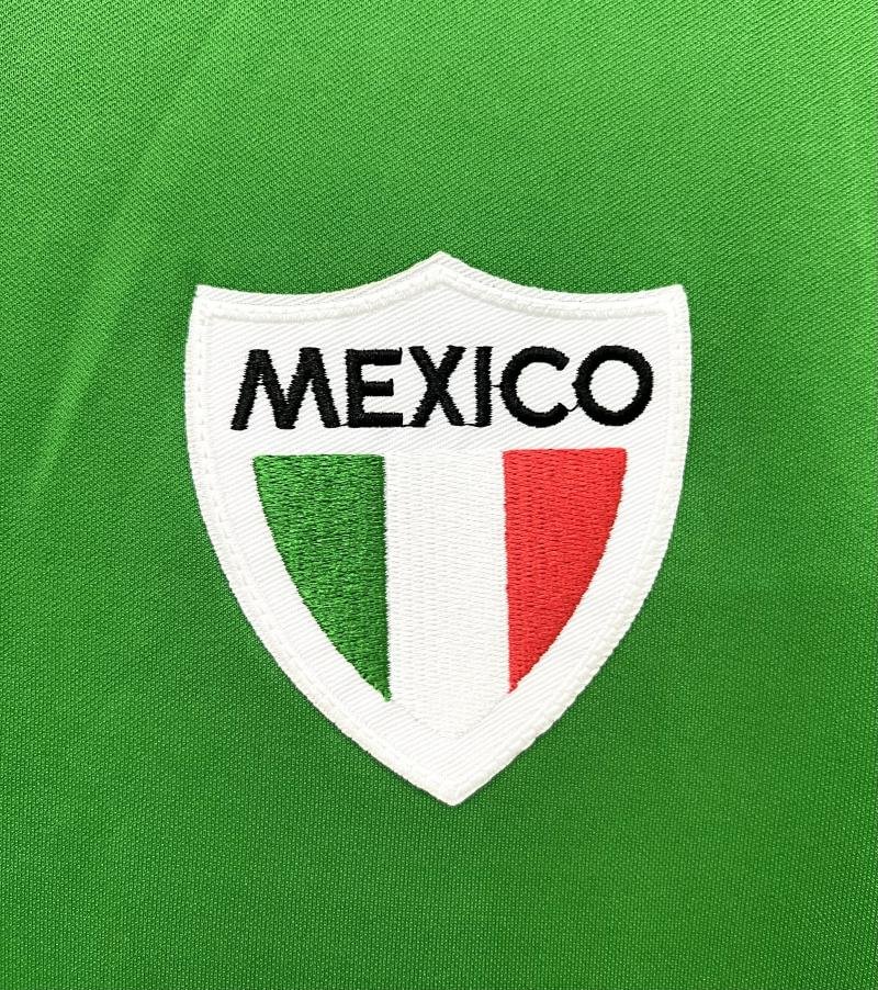 1970 Retro Mexico Home Soccer Jersey AAA fan-grade — view 5