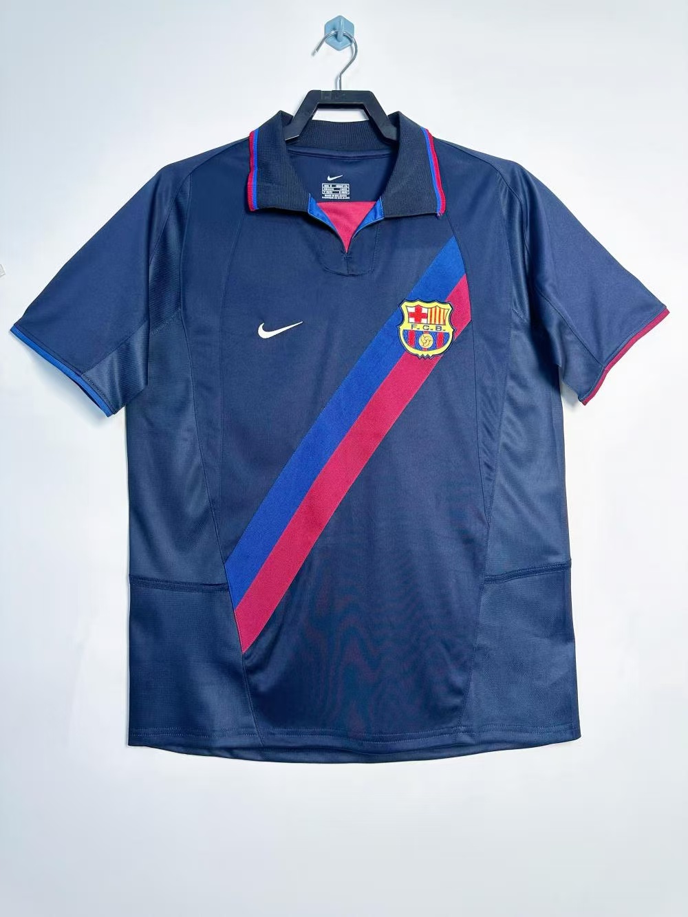 2002-2003 Maillot de Football Troisième Extérieur Rétro Barcelona Qualité Thaï