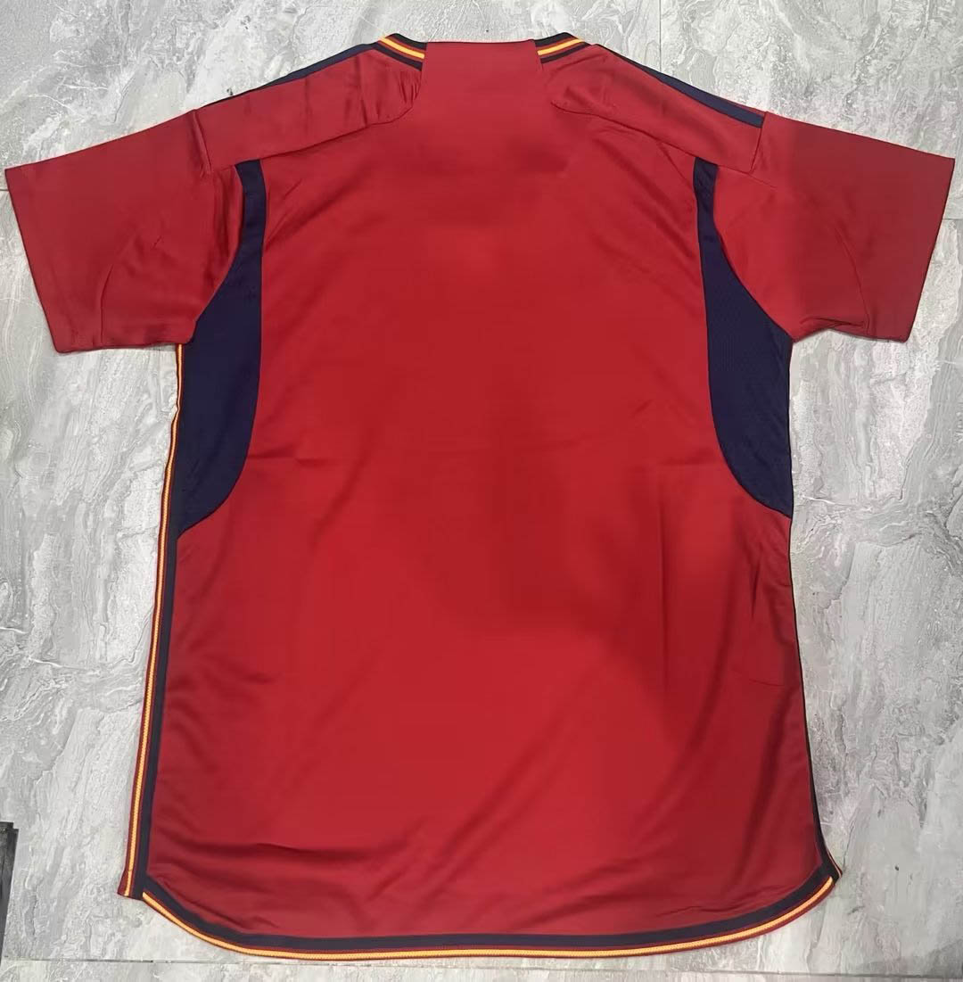 2022 FIFA World Cup Spain Home Soccer Shirt — view 2