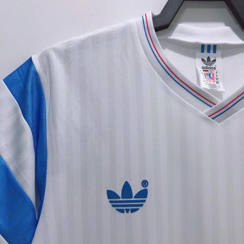 1990 Retro Olympique de Marseille Home Football Jersey AAA fan-grade — view 4
