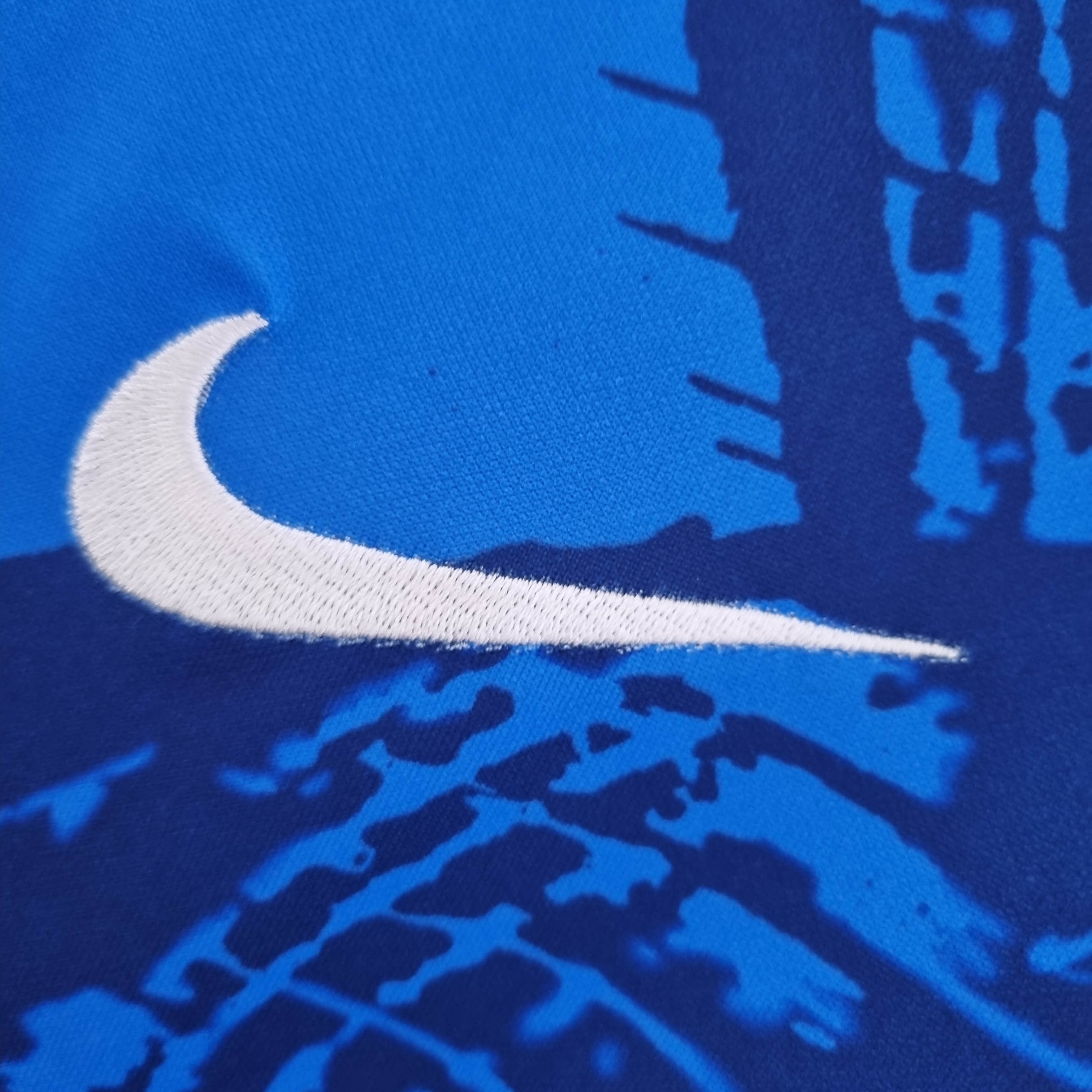 2022 Brazil Classic Blue Soccer Jersey — view 4