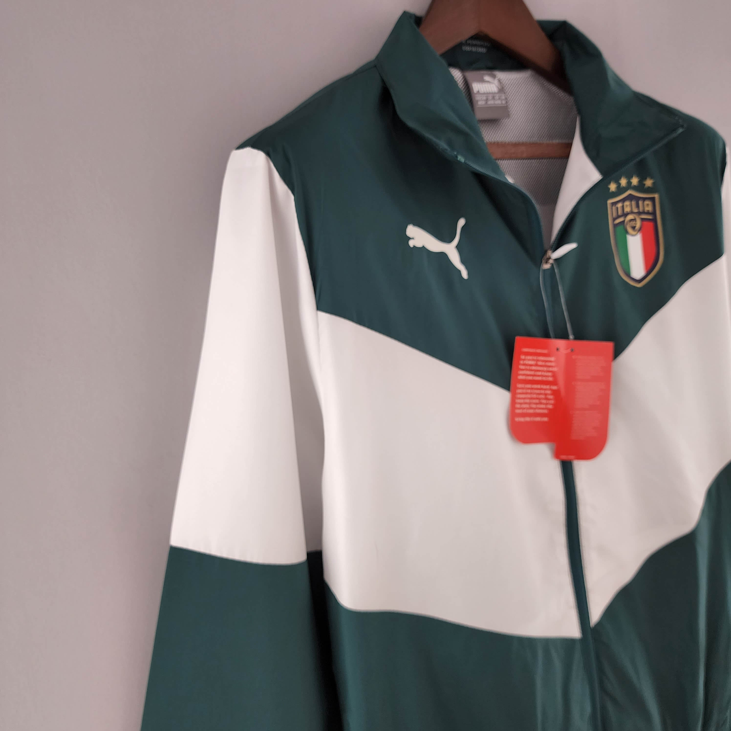 2022 Italy Windbreaker White-Green — view 6