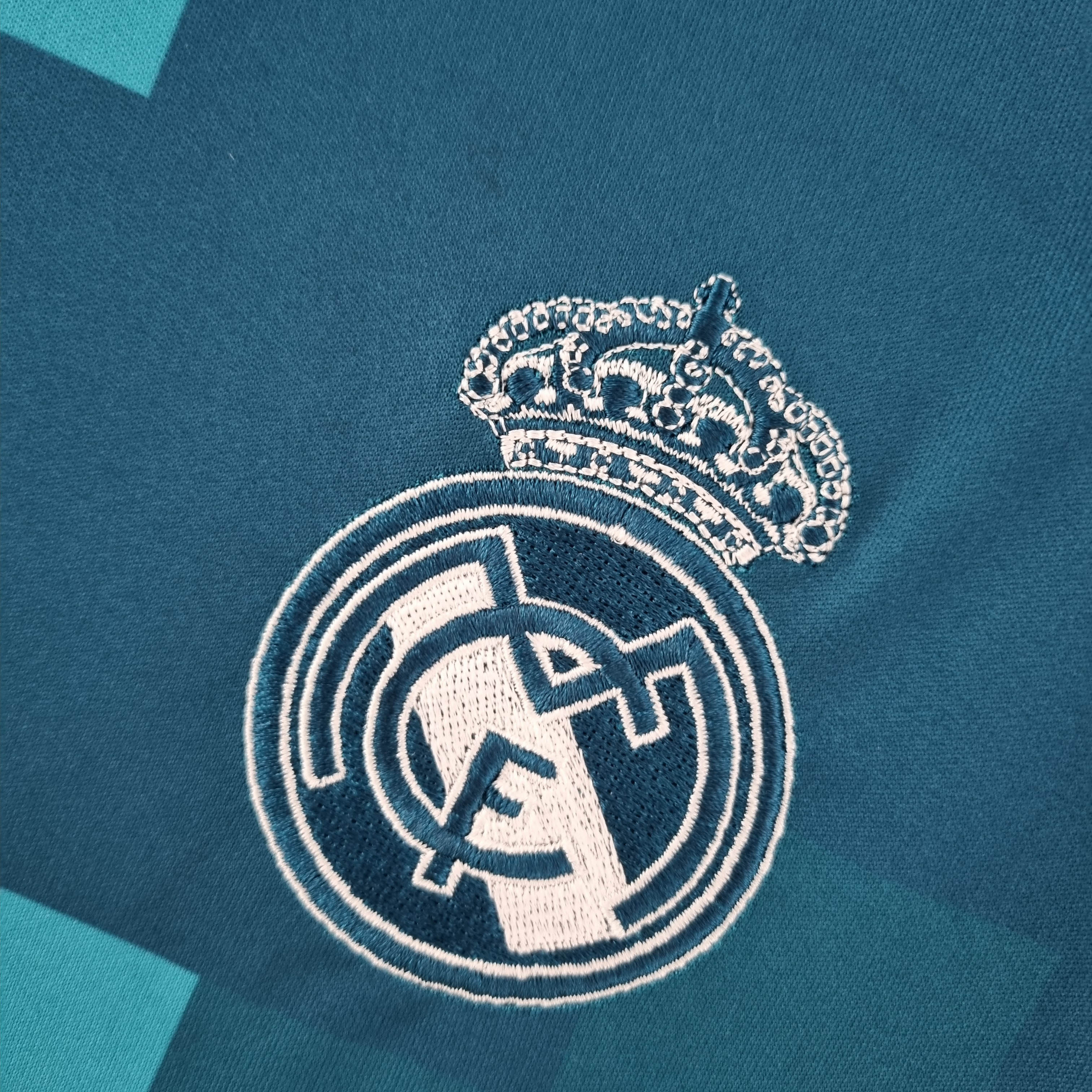 2017/2018 Retro Long Sleeve Real Madrid Third Away — view 5