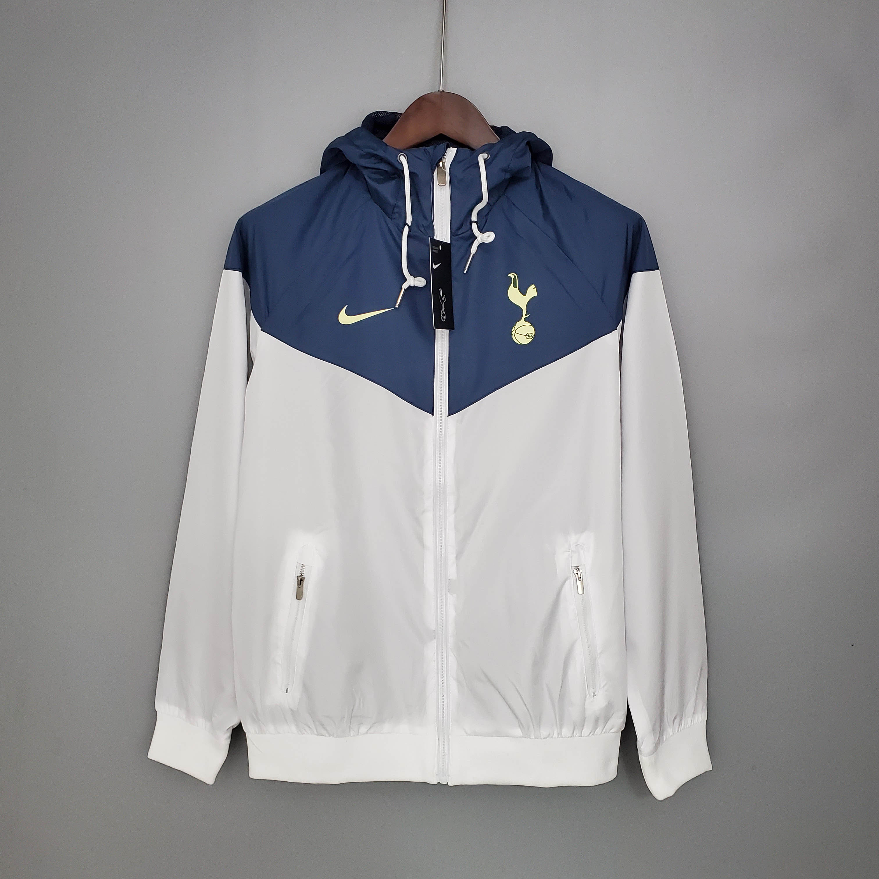 2021/2022 Tottenham Jersey Windbreaker Blue-White — main view