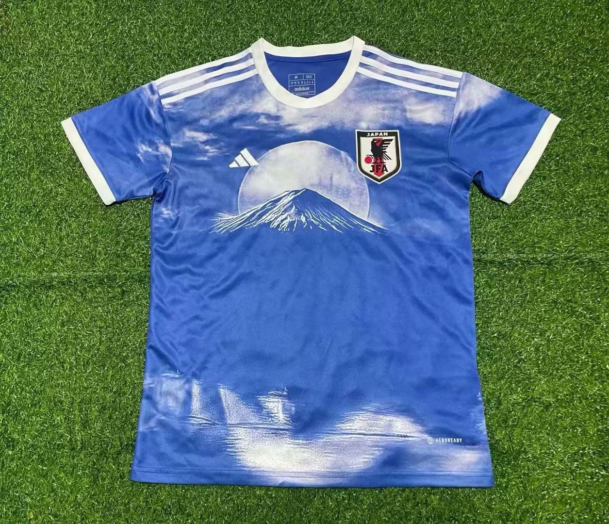 2023 Japan Mount Fuji Special Edition Blue Football Jersey — main view