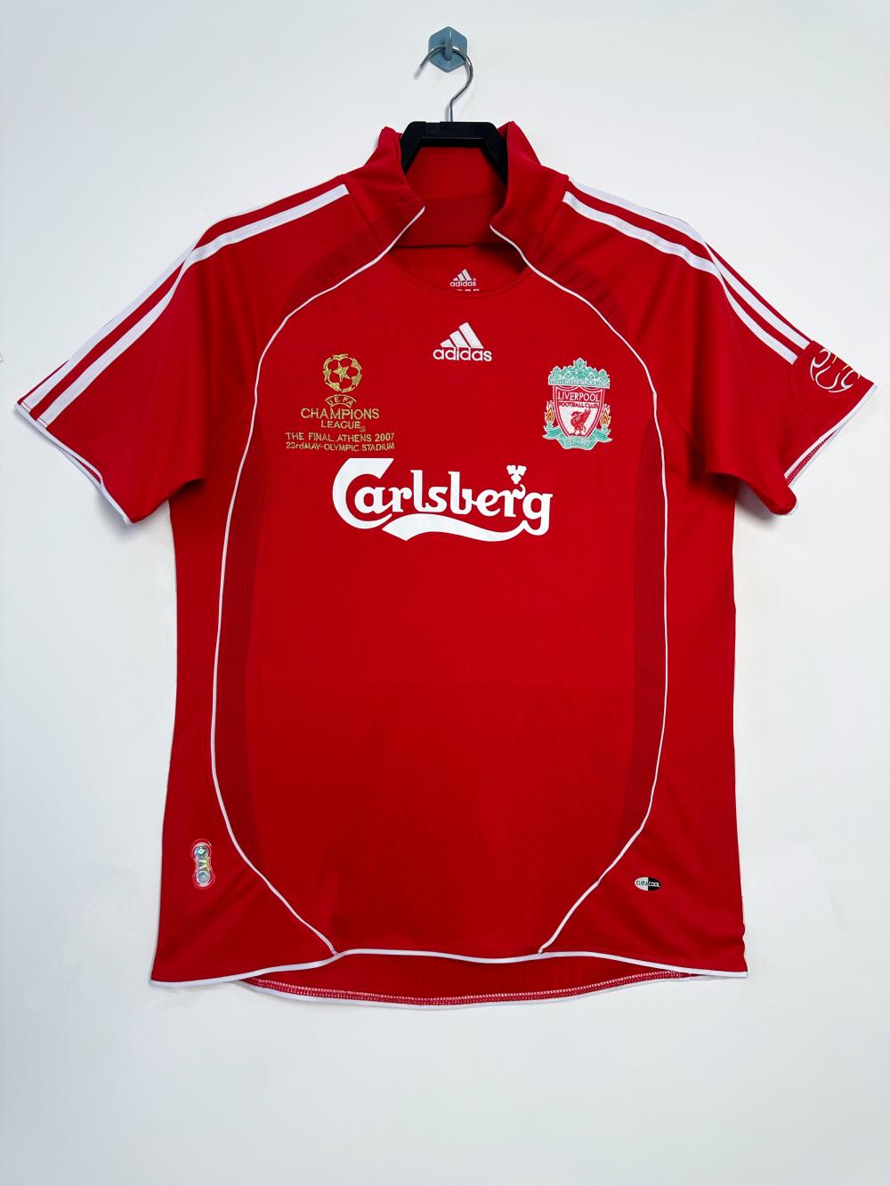 2006/2008 Retro Liverpool Champions League version Football Shirt Home AAA fan-grade