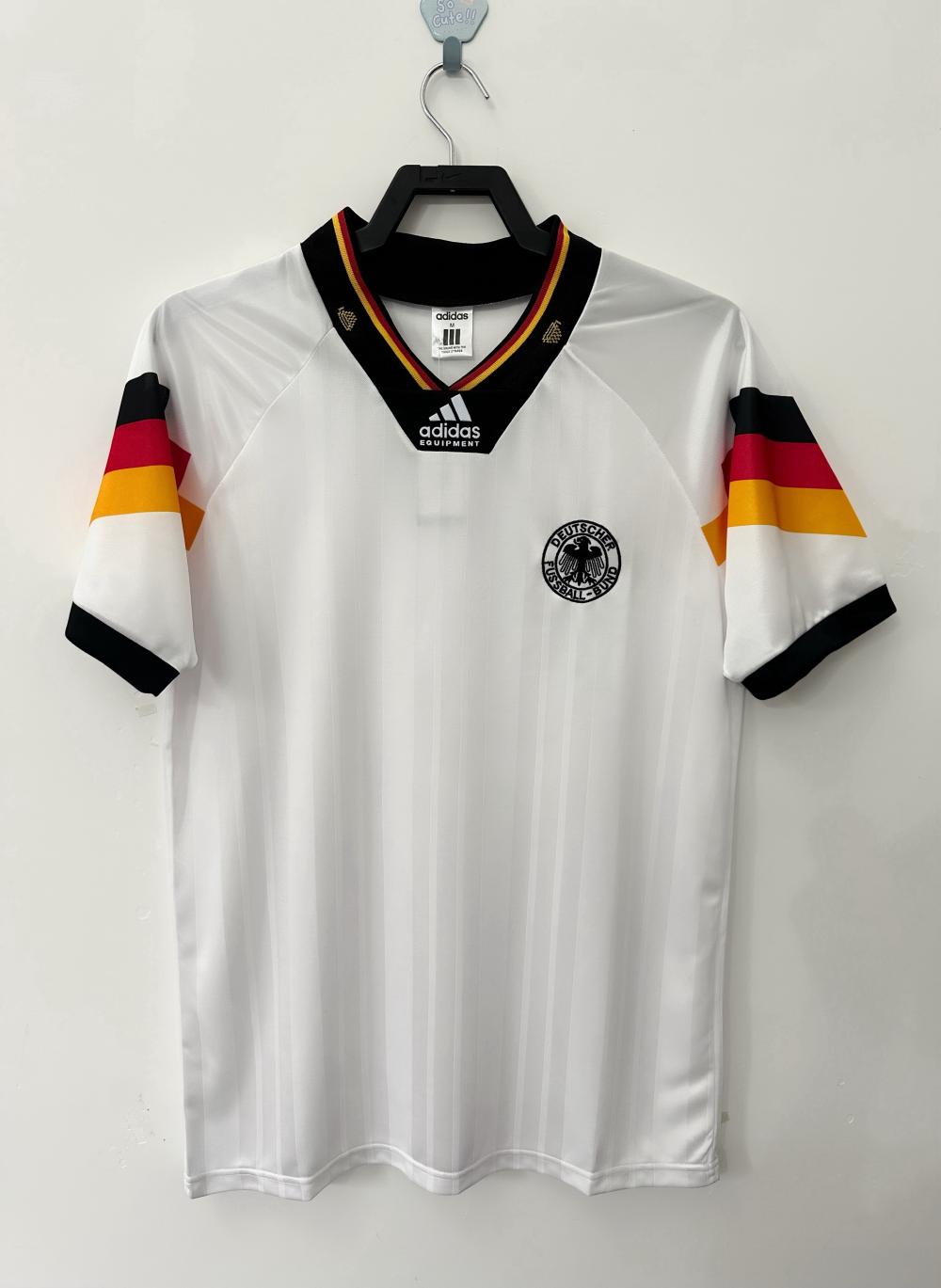 1992 Retro Soccer Jersey Germany Home — main view