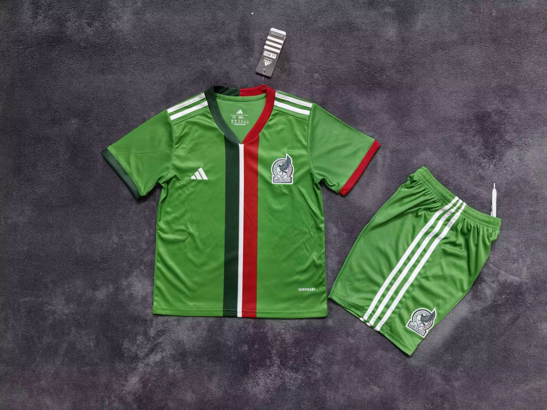 2025/2026 Mexiko National Heim Fußballtrikot AAA fan-gradät Kindergröße