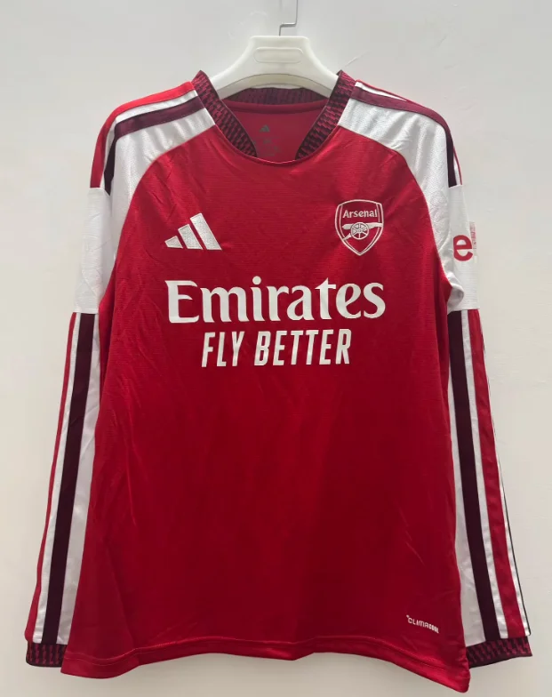 2026/2027 Long Sleeve Arsenal Home Football Jersey 1:1 Thai Quality