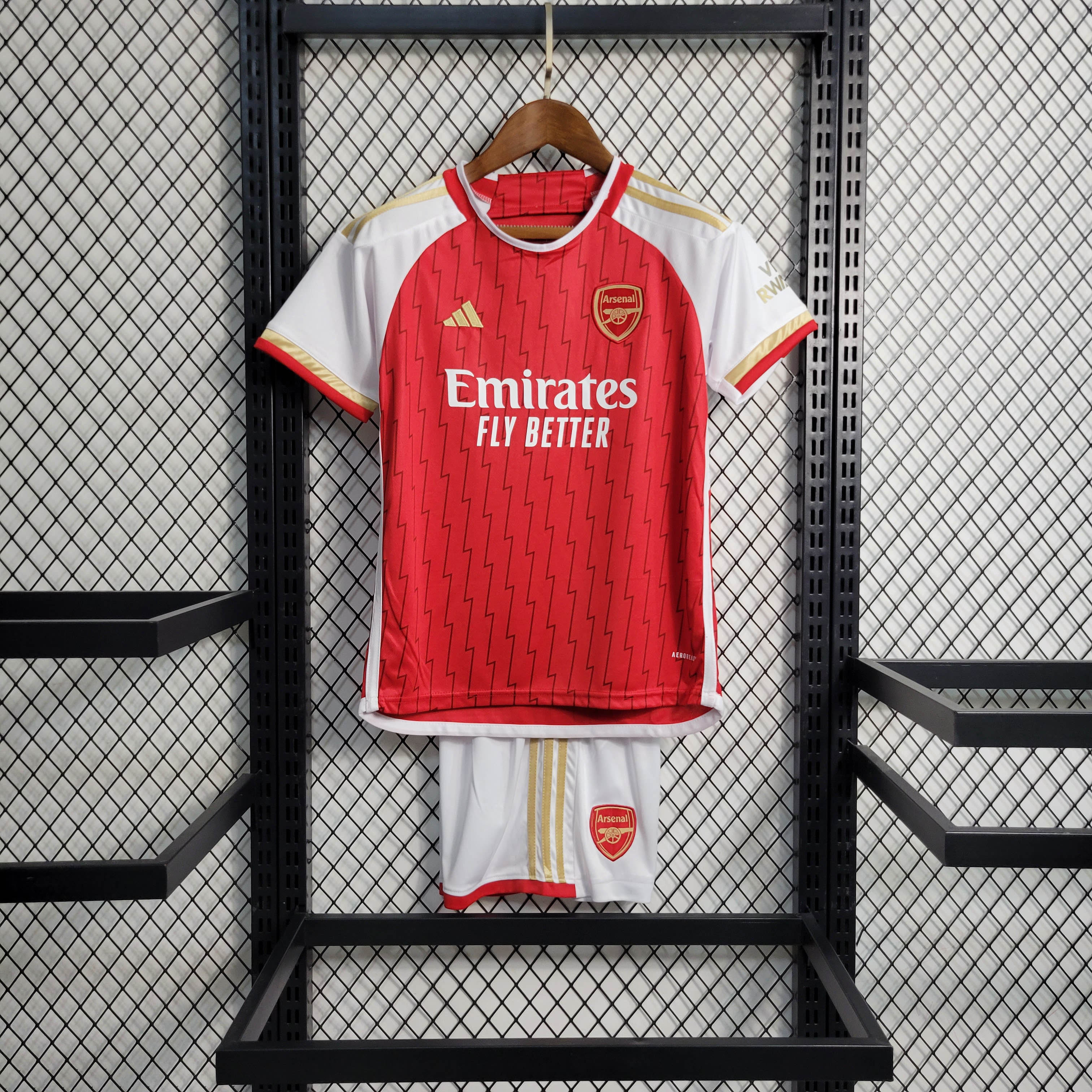 2023/2024 Arsenal Home Soccer Jersey Kids Size — main view