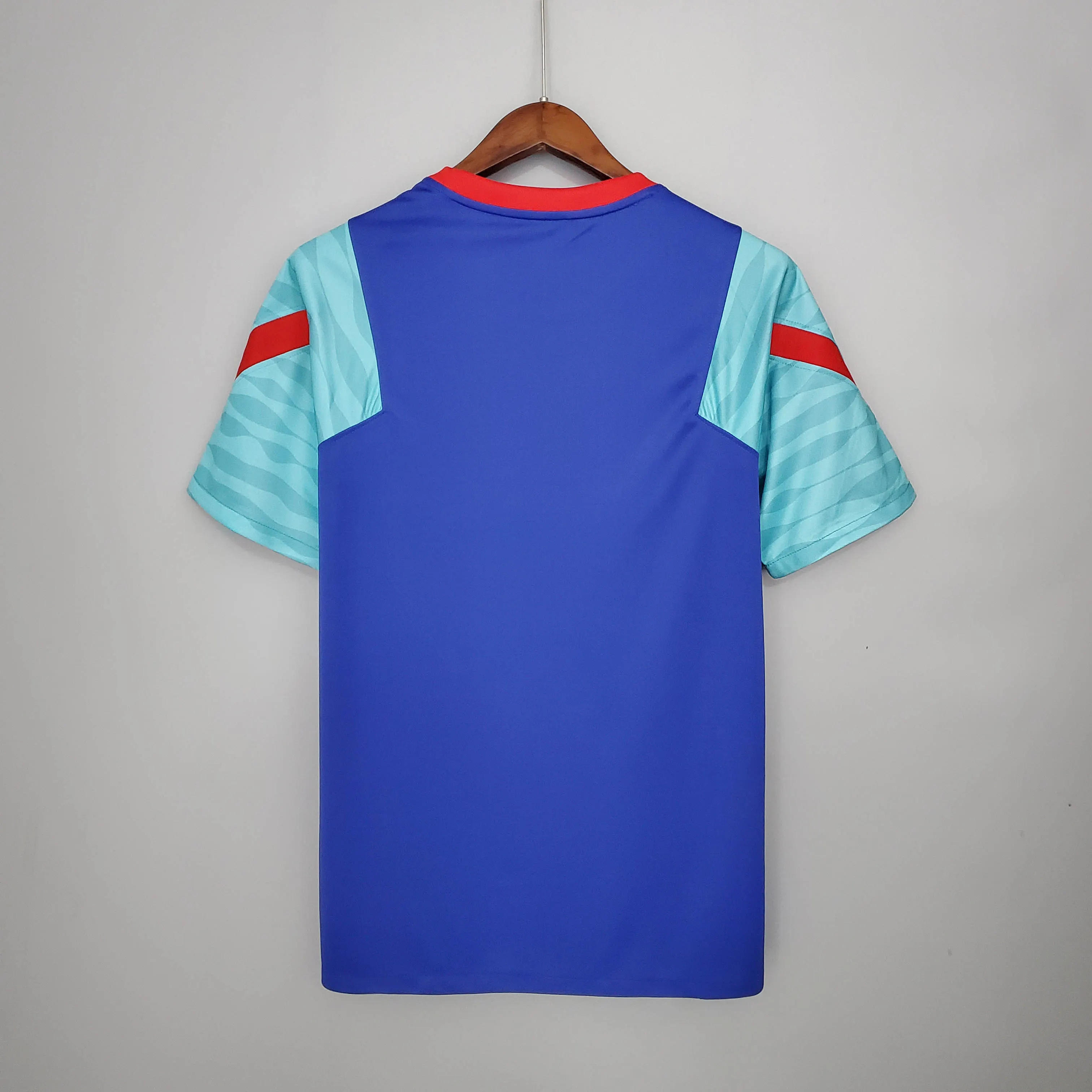 Camisa de Treino Barcelona 2021/2022 Azul e Verde — view 2