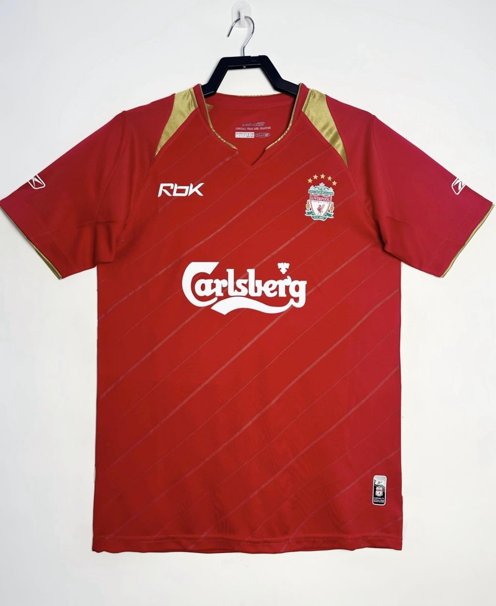 2005/2006 Retro Liverpool Home Football Jersey AAA fan-grade