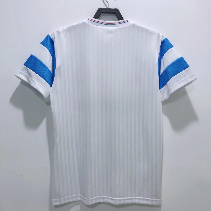 1990 Retro Olympique de Marseille Home Football Jersey AAA fan-grade — view 2