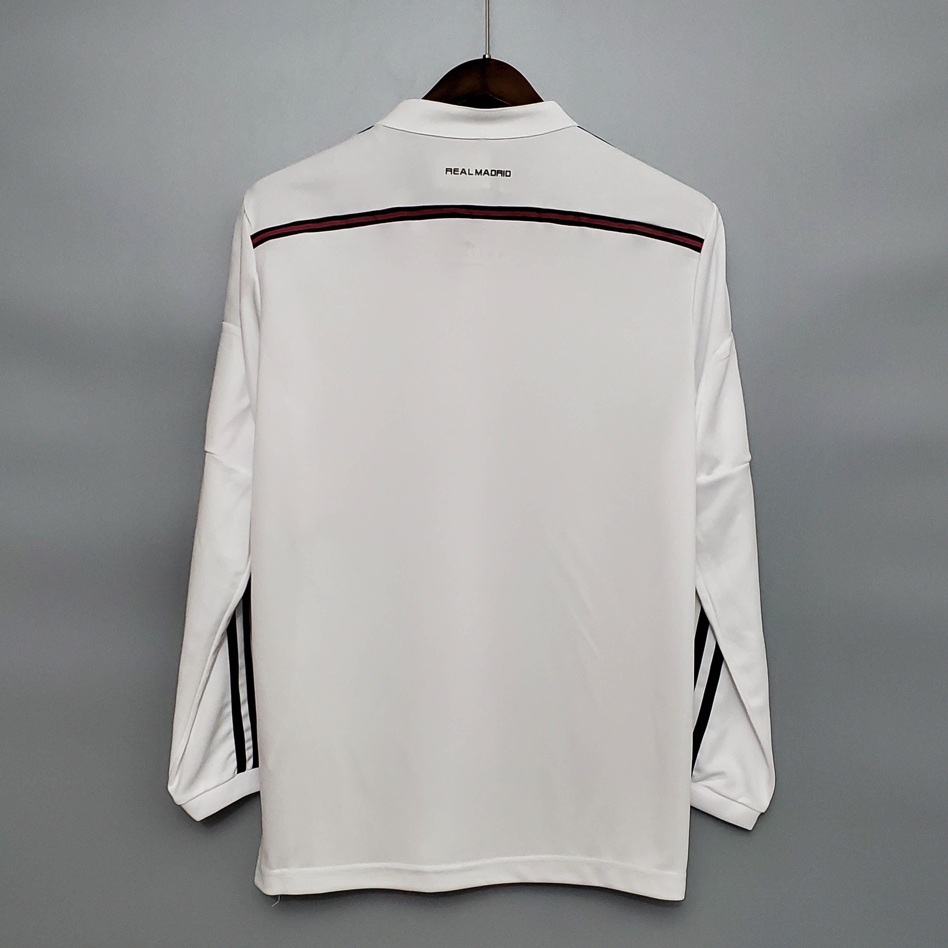 Retro Long Sleeve 2014/2015 Real Madrid Home — view 2