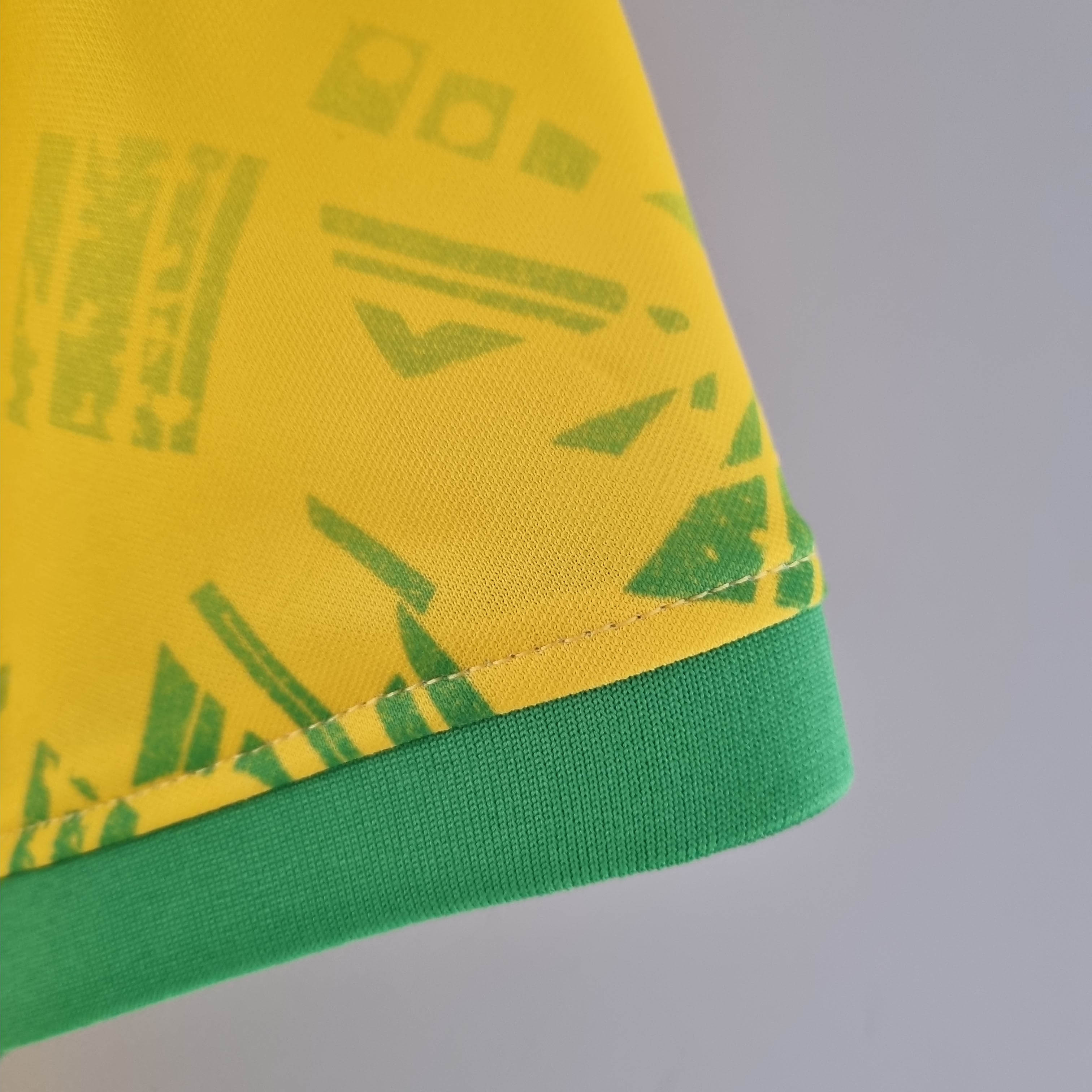 2022 Brazil Classic Soccer Jersey Yellow — view 9