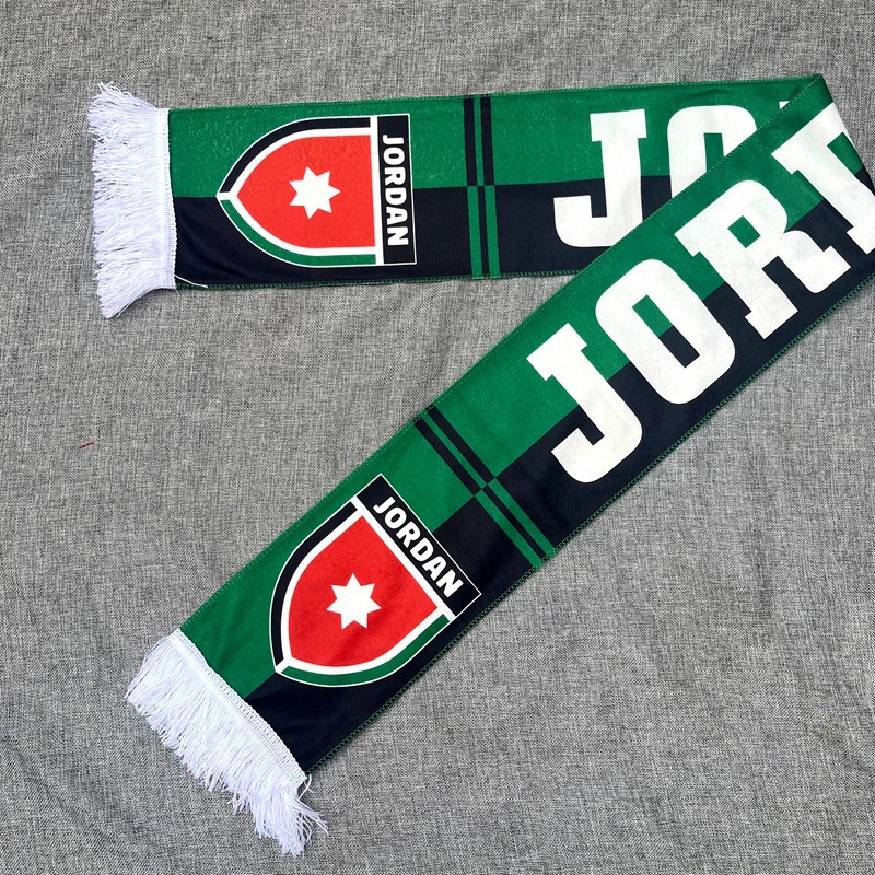 2026 World Cup Jordan Fan Soccer Scarf — main view