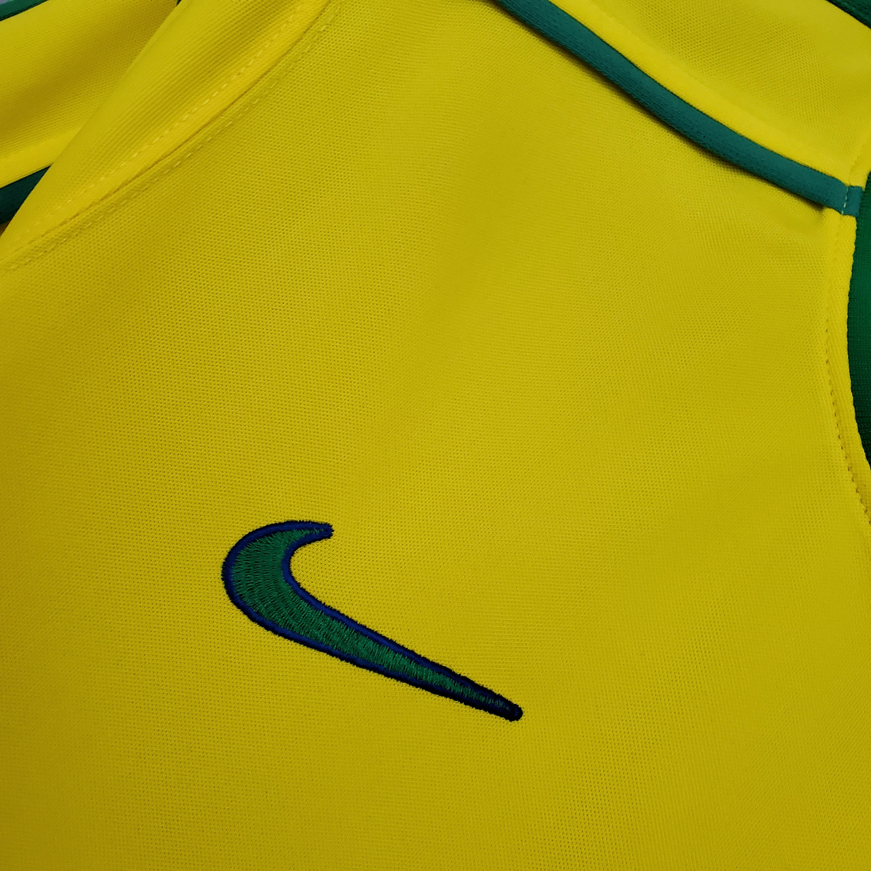 1998 Retro Brazil Soccer Jersey Home — view 4