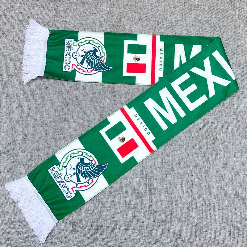 Écharpe Supporter Mexique Mondial 2026 Nouvel écusson