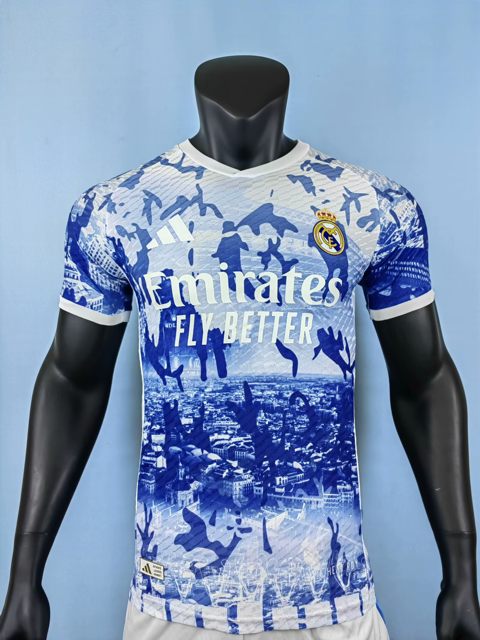 2025/2026 Player Version Real Madrid Pre-match uniform Special Edition Football Jersey AAA fan-grade