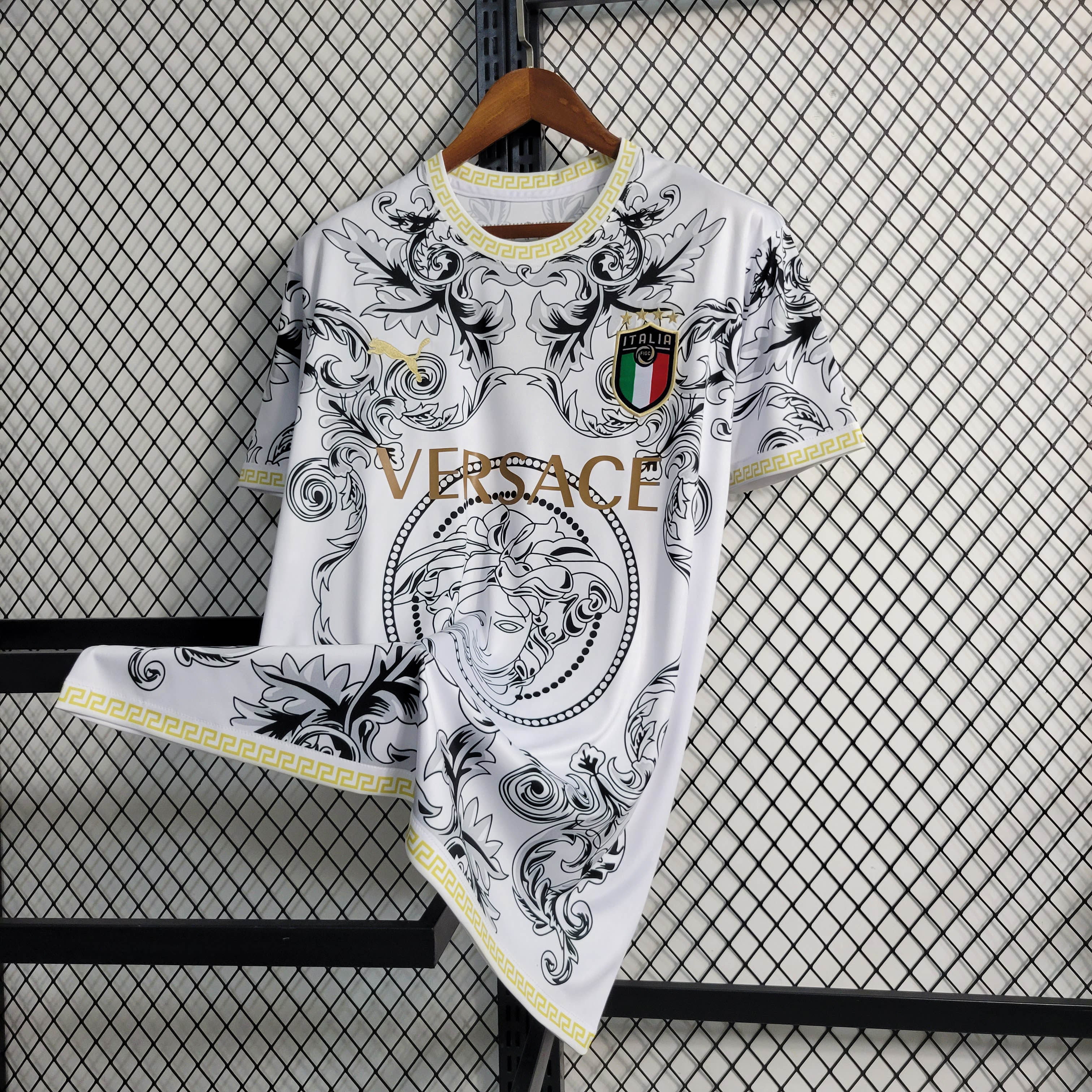 2023 Italy Special Edition White Soccer Shirt — view 3